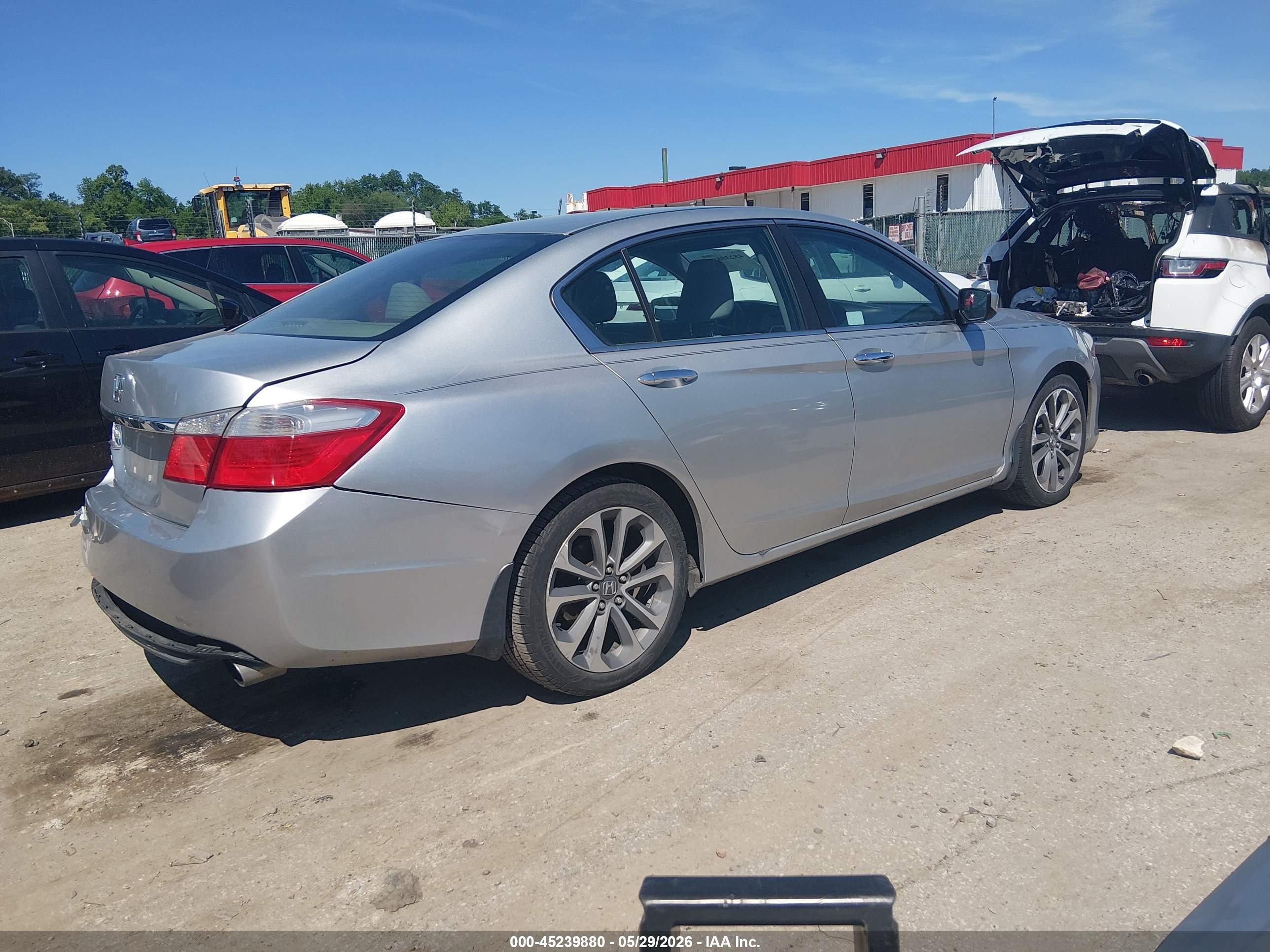 2014 Honda Accord Lx Silver vin: 1HGCR2F32EA227032