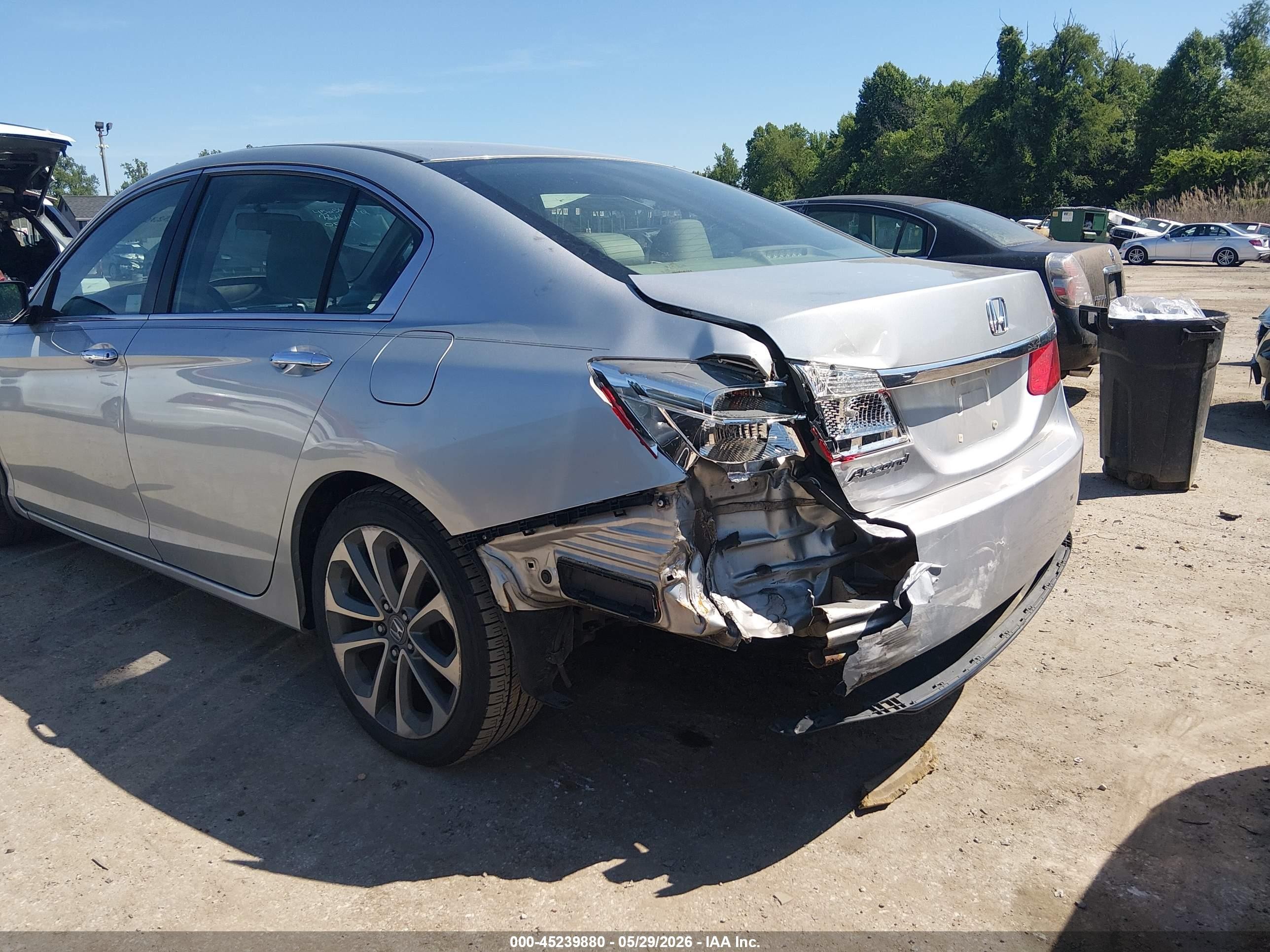 2014 Honda Accord Lx Silver vin: 1HGCR2F32EA227032