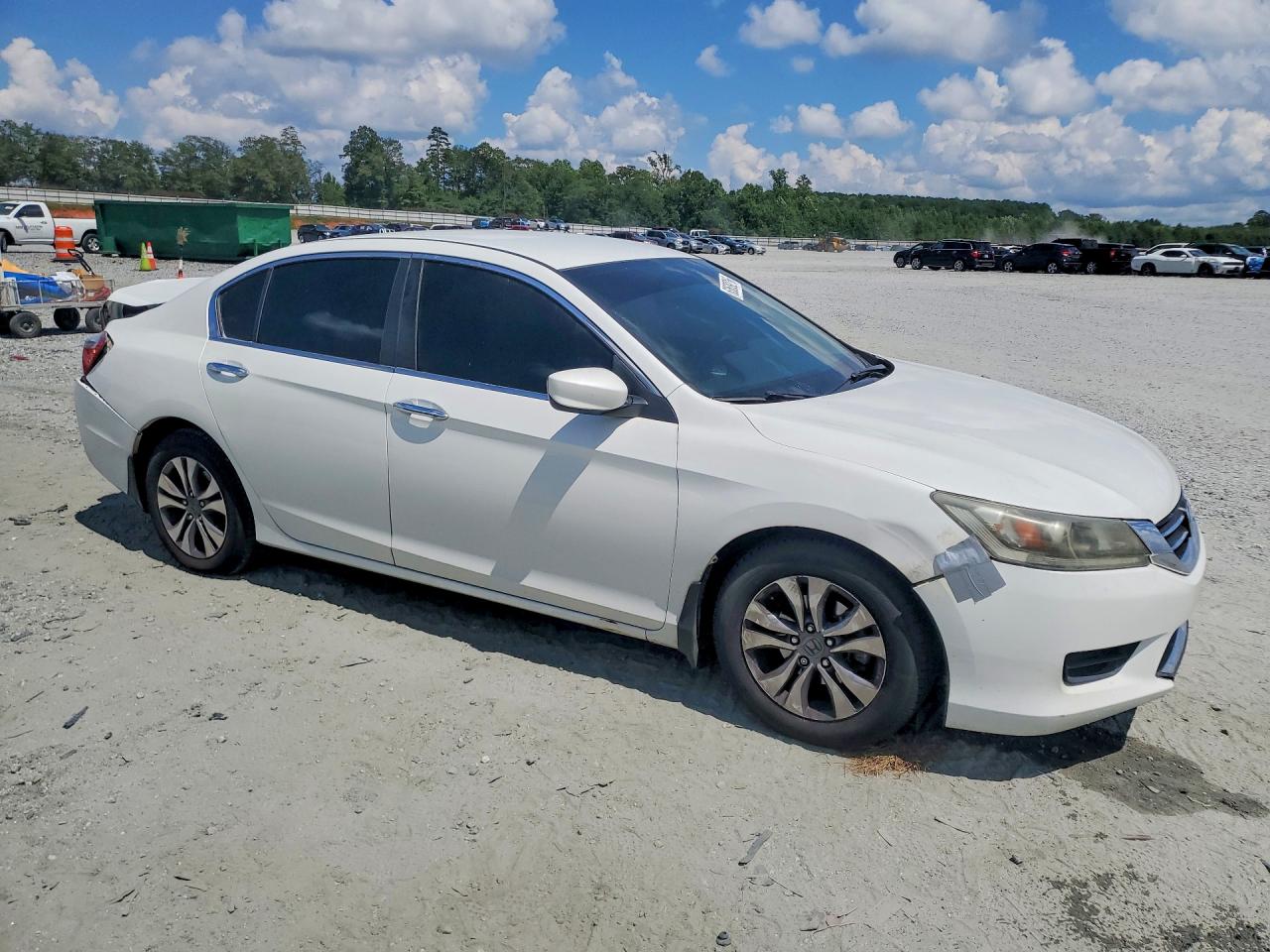 2014 Honda Accord Lx Белый vin: 1HGCR2F32EA258636