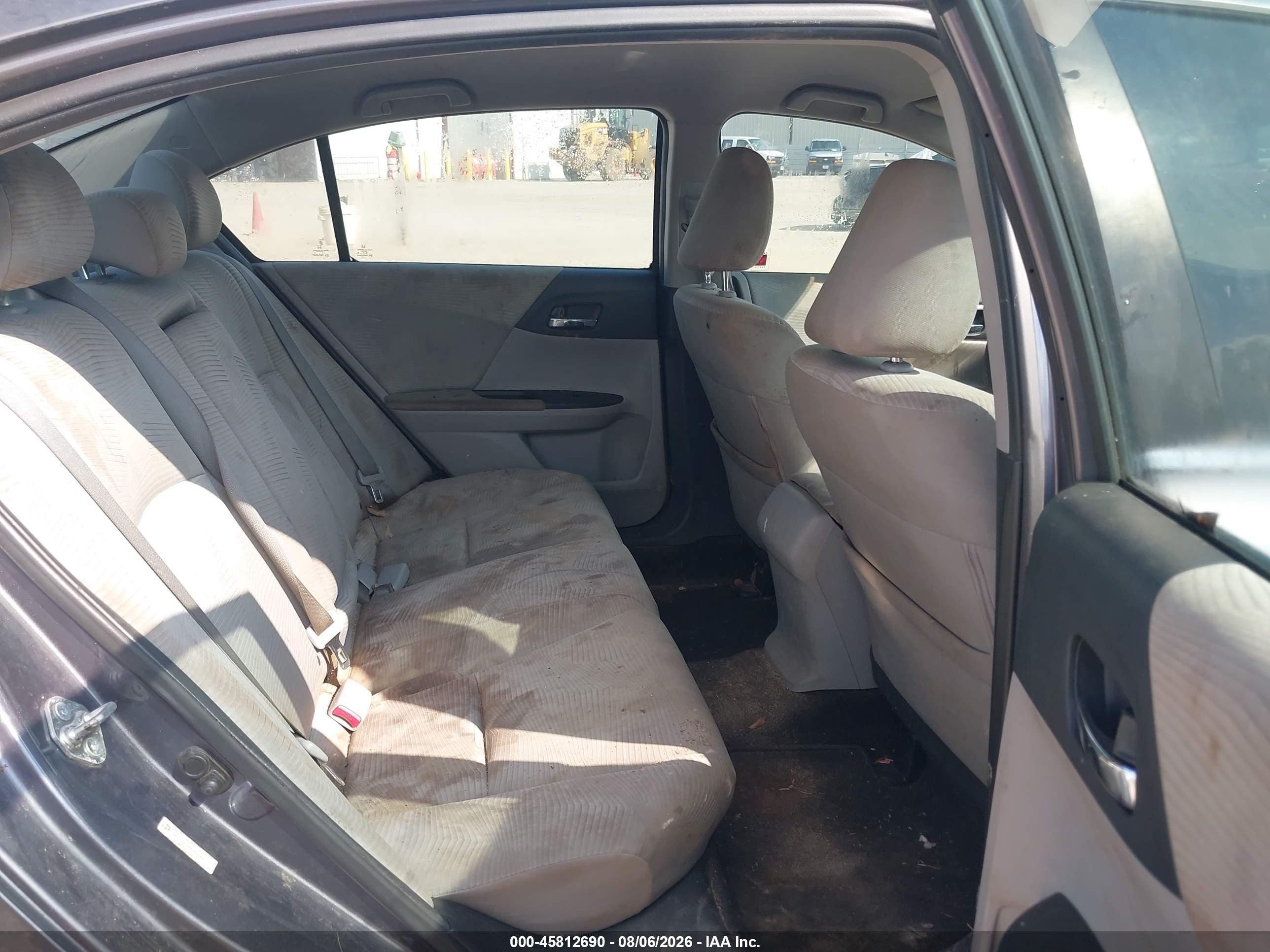 2014 Honda Accord Lx Gray vin: 1HGCR2F32EA265649