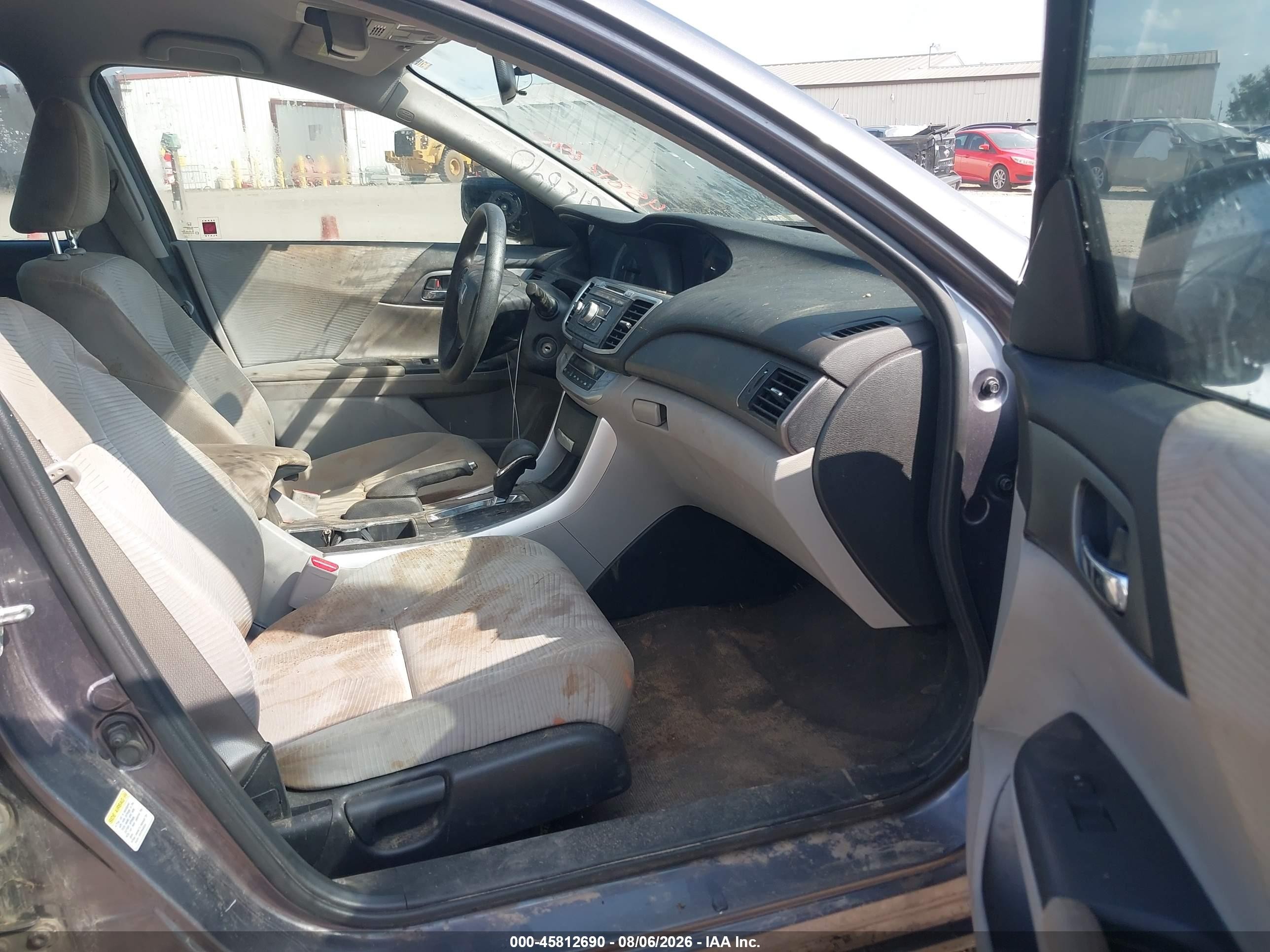 2014 Honda Accord Lx Gray vin: 1HGCR2F32EA265649