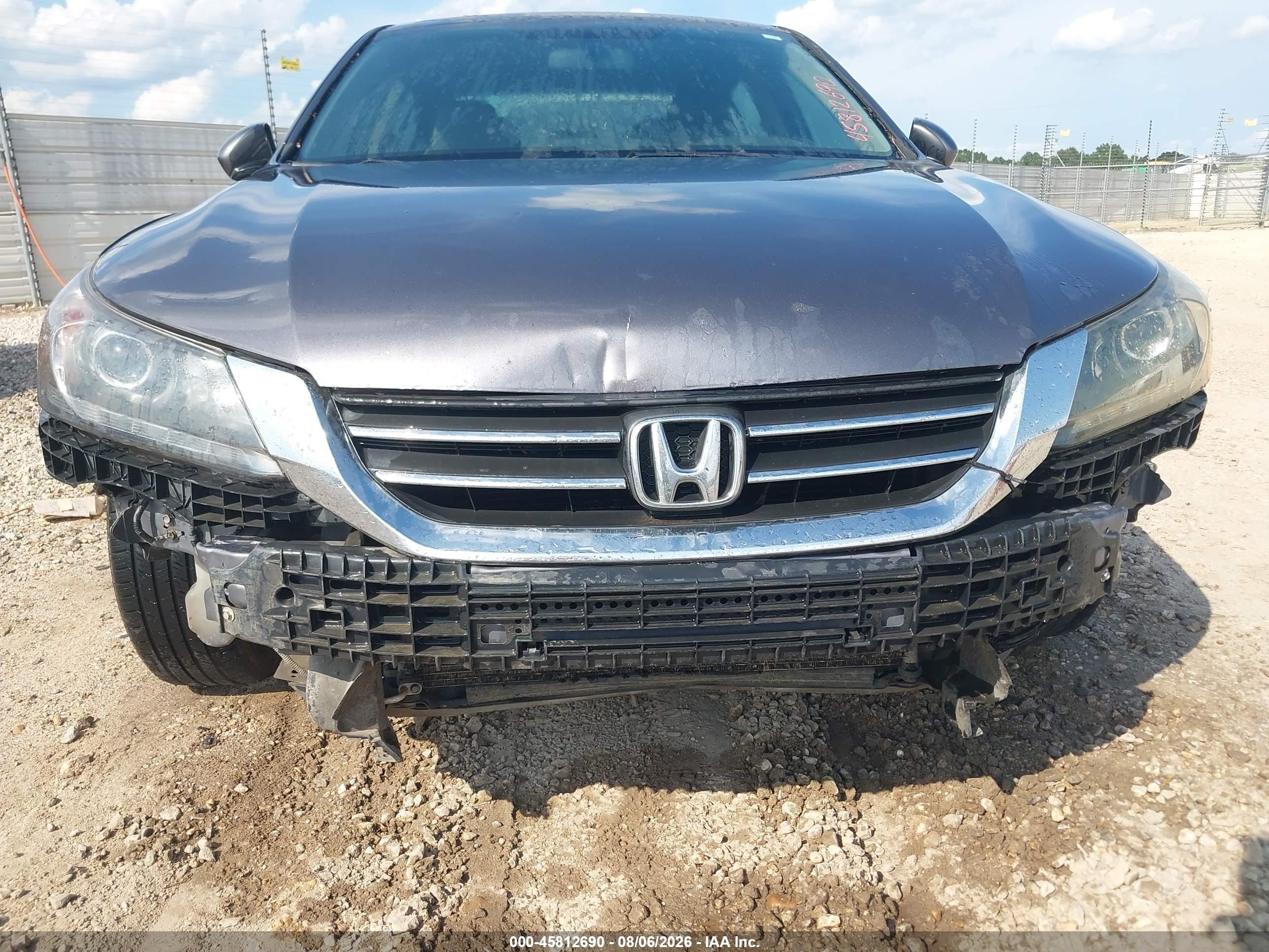 2014 Honda Accord Lx Gray vin: 1HGCR2F32EA265649