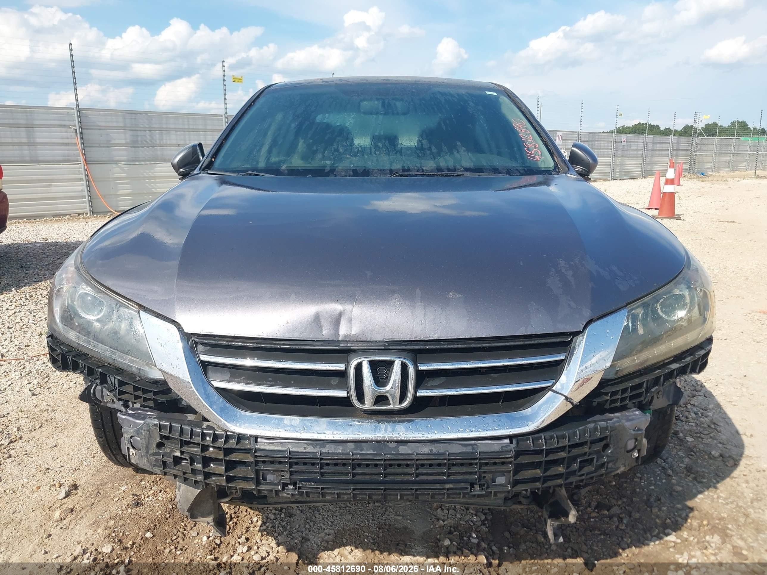 2014 Honda Accord Lx Gray vin: 1HGCR2F32EA265649
