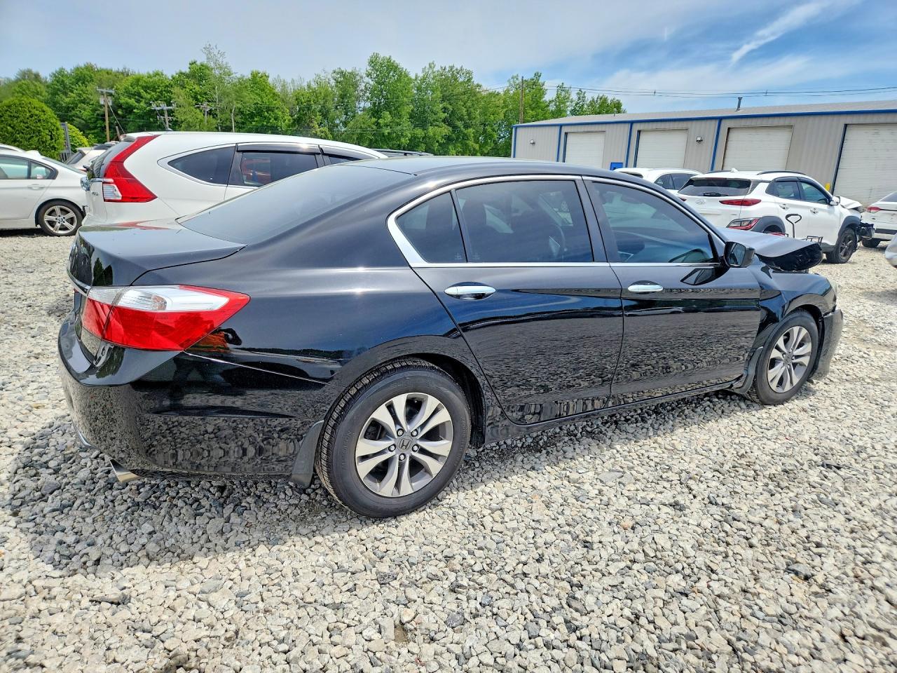 2014 Honda Accord Lx Black vin: 1HGCR2F32EA285559