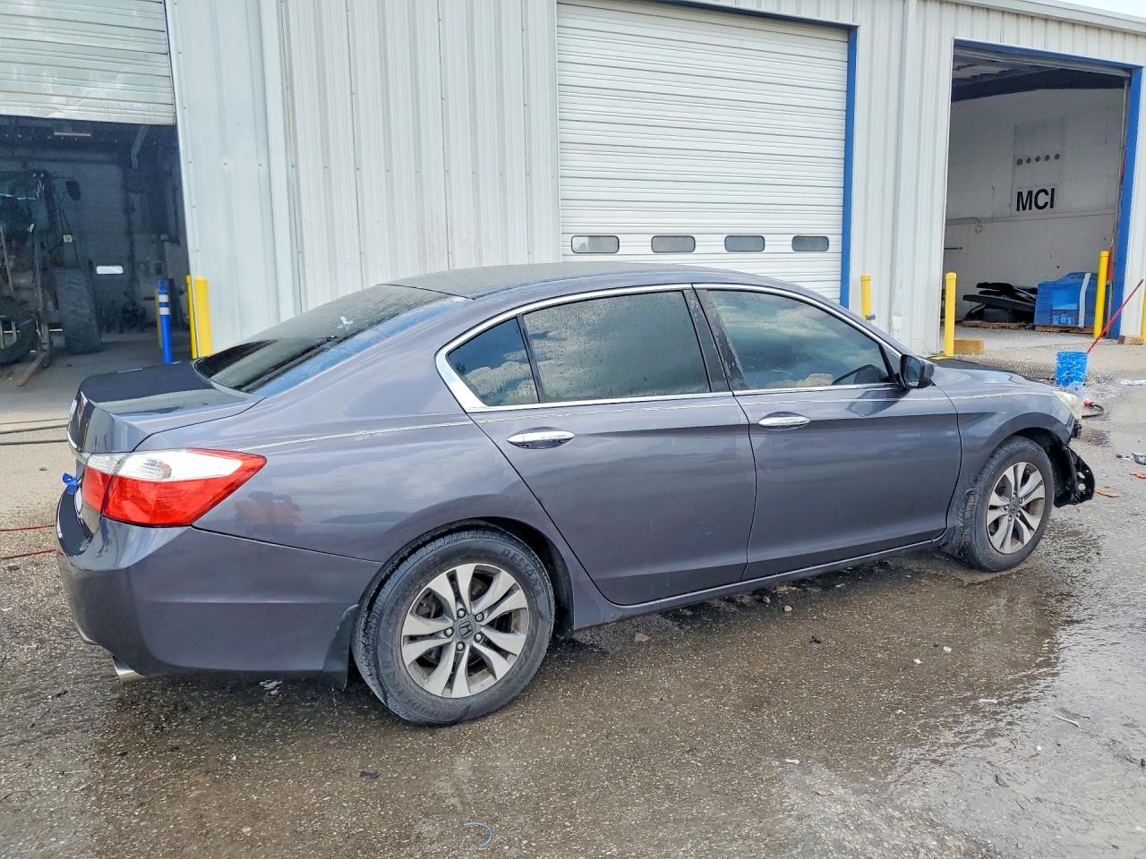 2014 Honda Accord Lx Gray vin: 1HGCR2F32EA286369