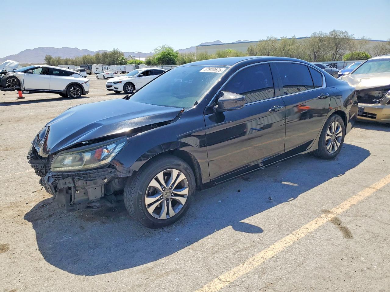 2015 Honda Accord Lx Black vin: 1HGCR2F32FA033604