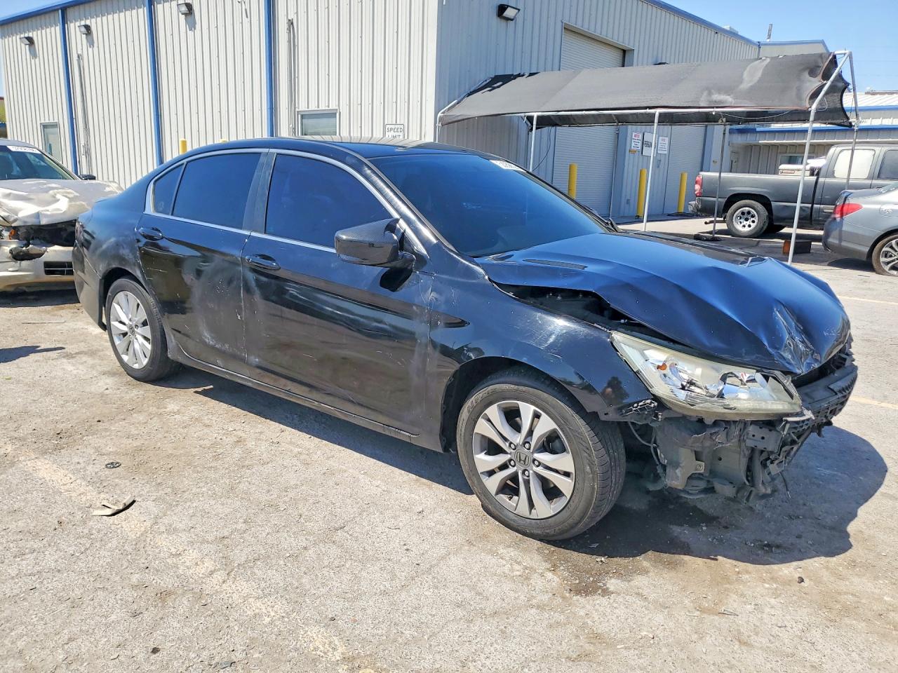 2015 Honda Accord Lx Black vin: 1HGCR2F32FA033604