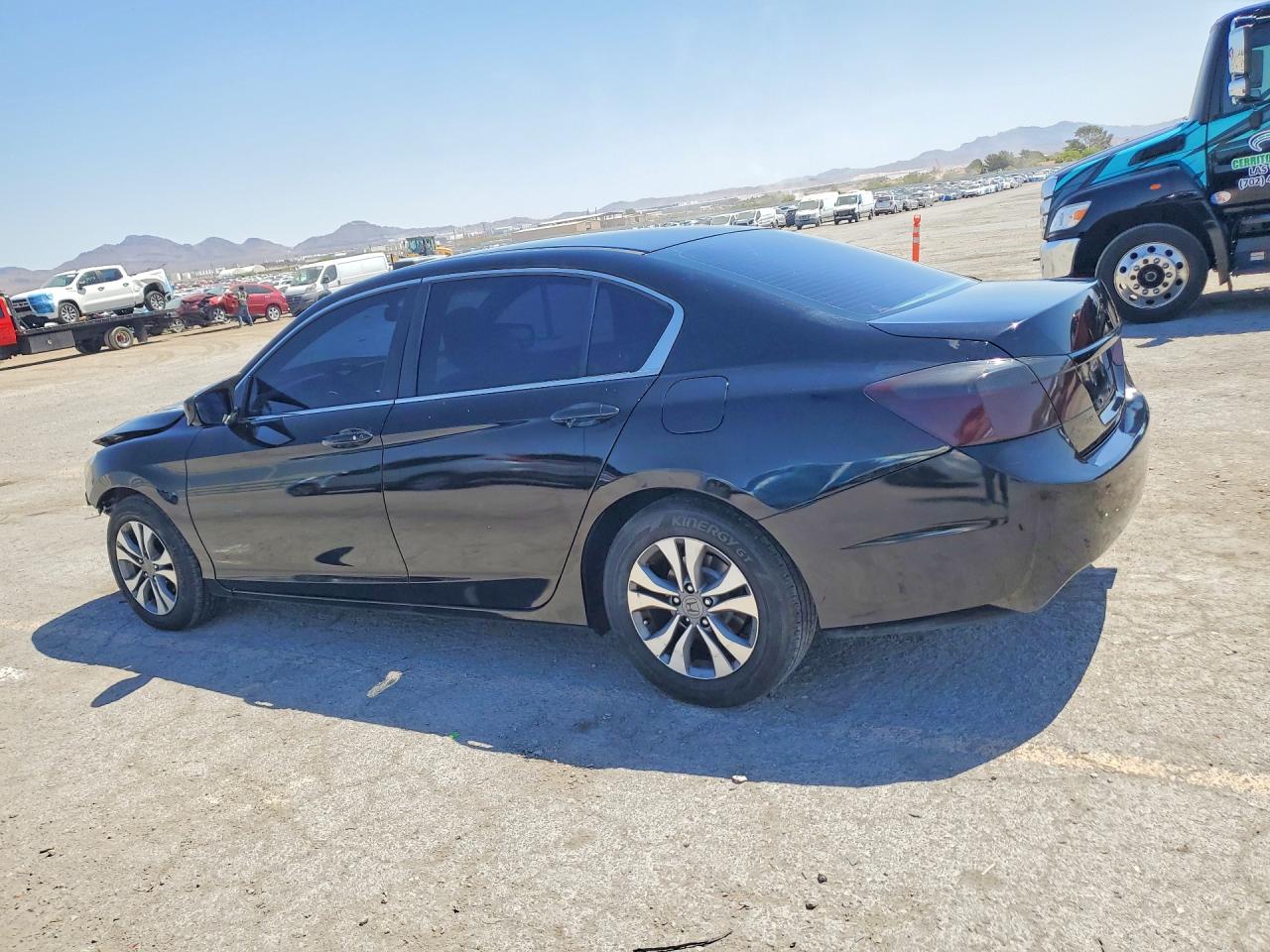 2015 Honda Accord Lx Black vin: 1HGCR2F32FA033604