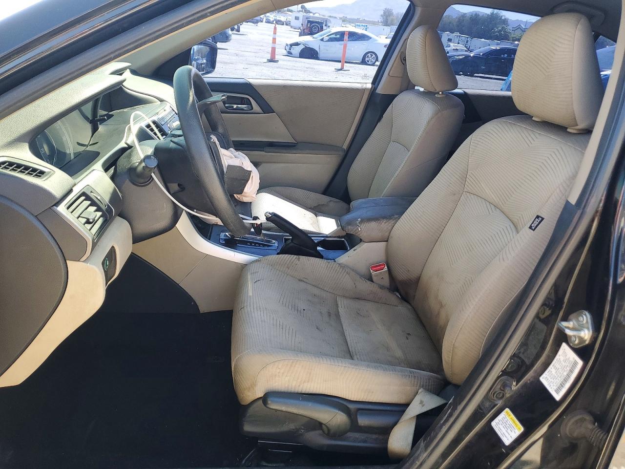 2015 Honda Accord Lx Black vin: 1HGCR2F32FA033604