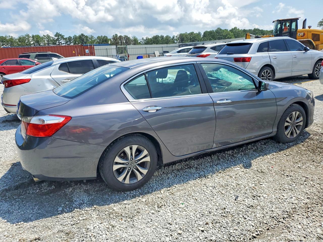 2015 Honda Accord Lx Gray vin: 1HGCR2F32FA050970