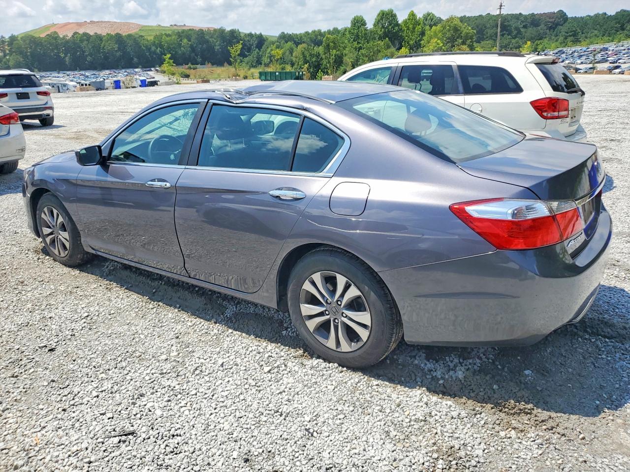 2015 Honda Accord Lx Gray vin: 1HGCR2F32FA050970