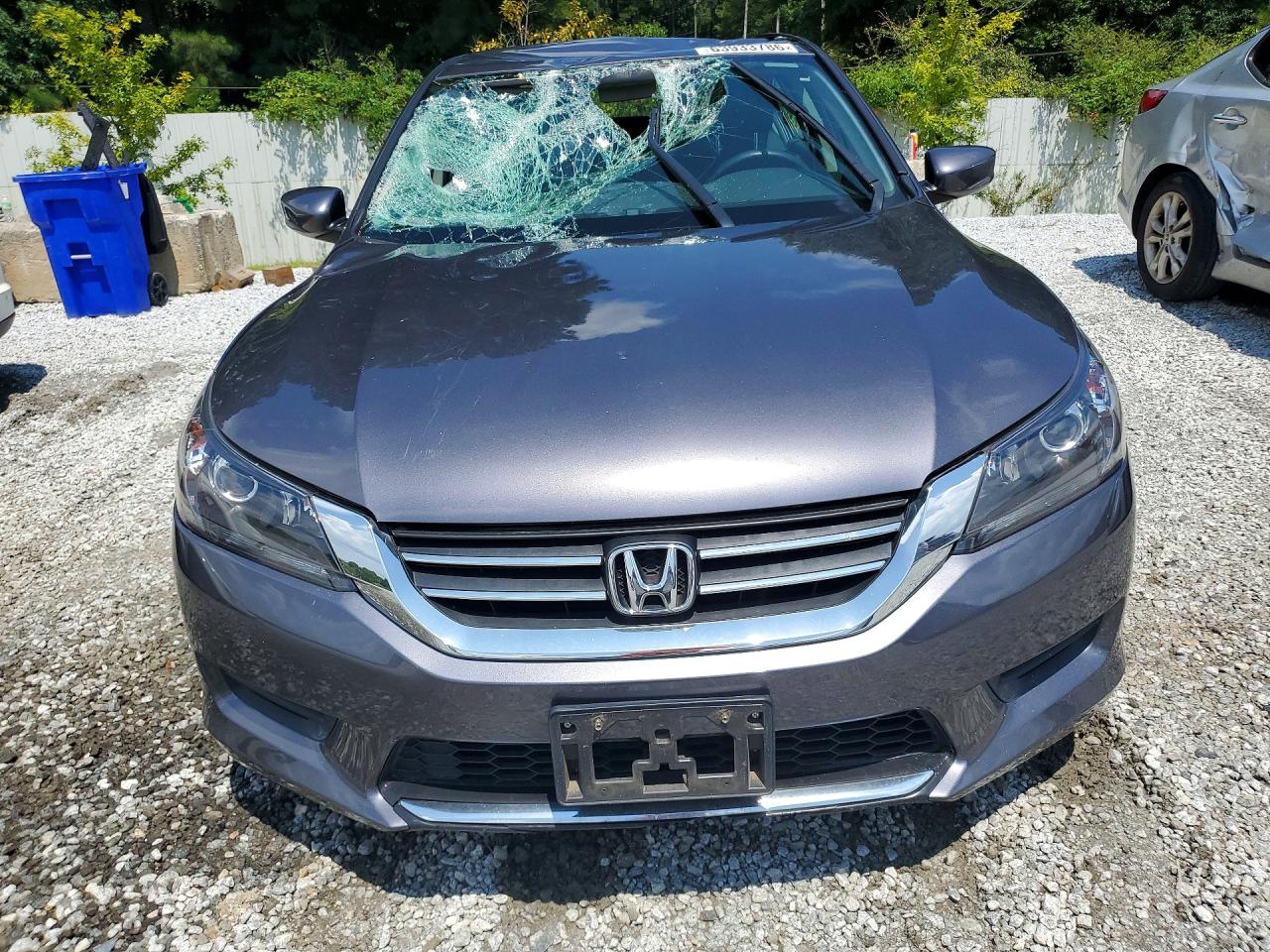 2015 Honda Accord Lx Gray vin: 1HGCR2F32FA050970