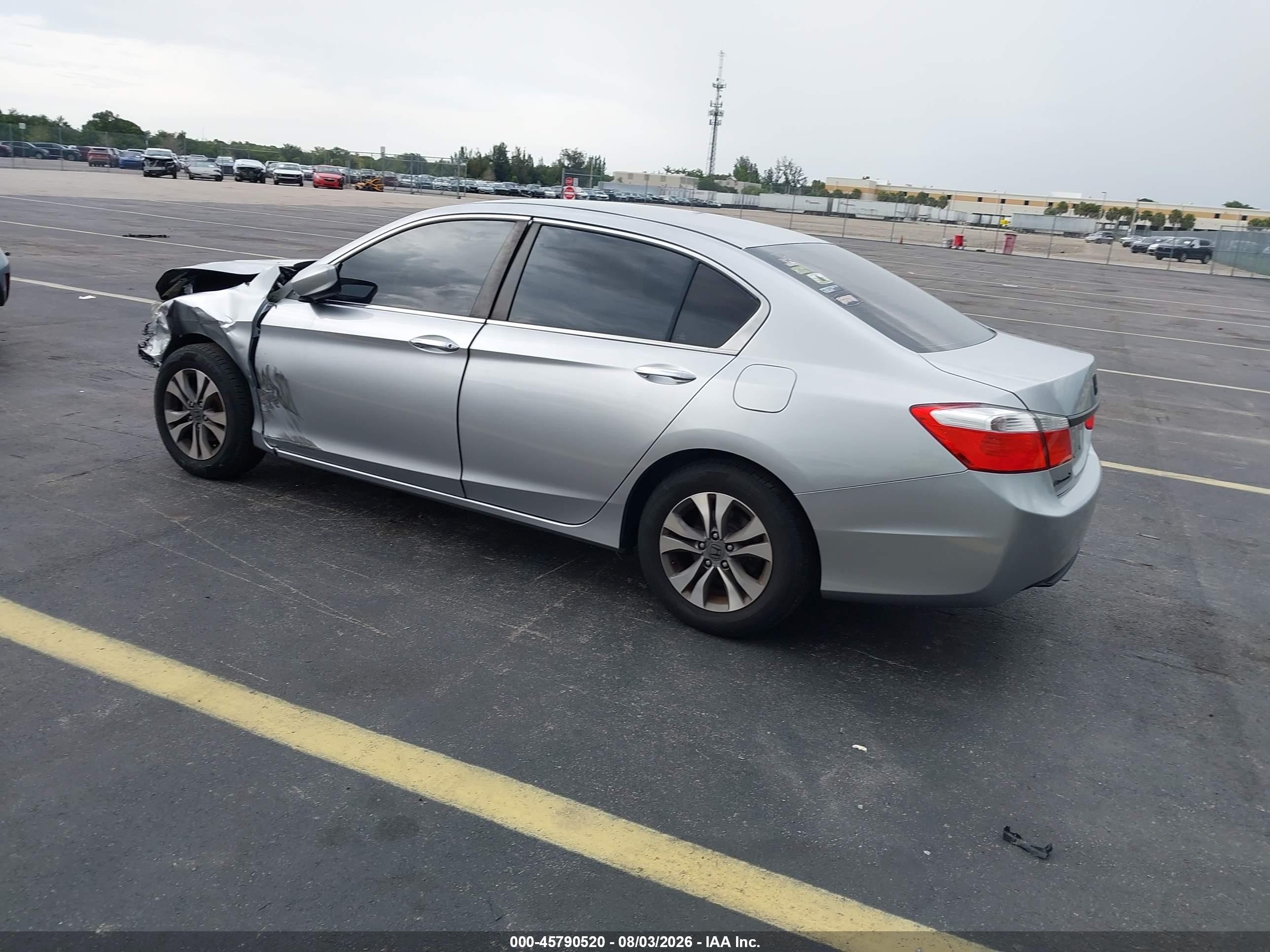2015 Honda Accord Lx Серый vin: 1HGCR2F32FA053562