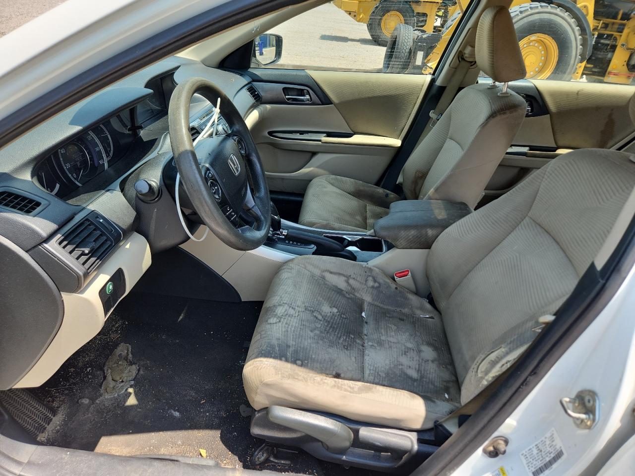 2015 Honda Accord Lx White vin: 1HGCR2F32FA060236