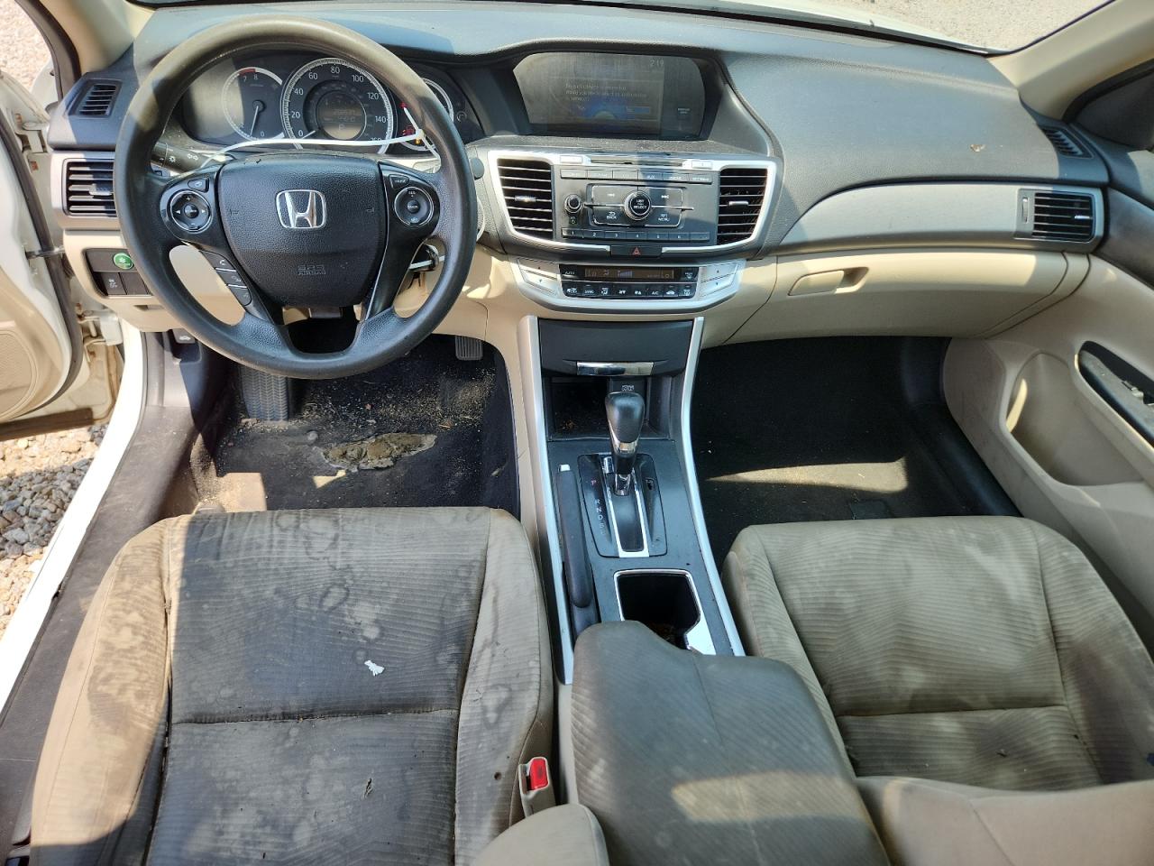 2015 Honda Accord Lx White vin: 1HGCR2F32FA060236