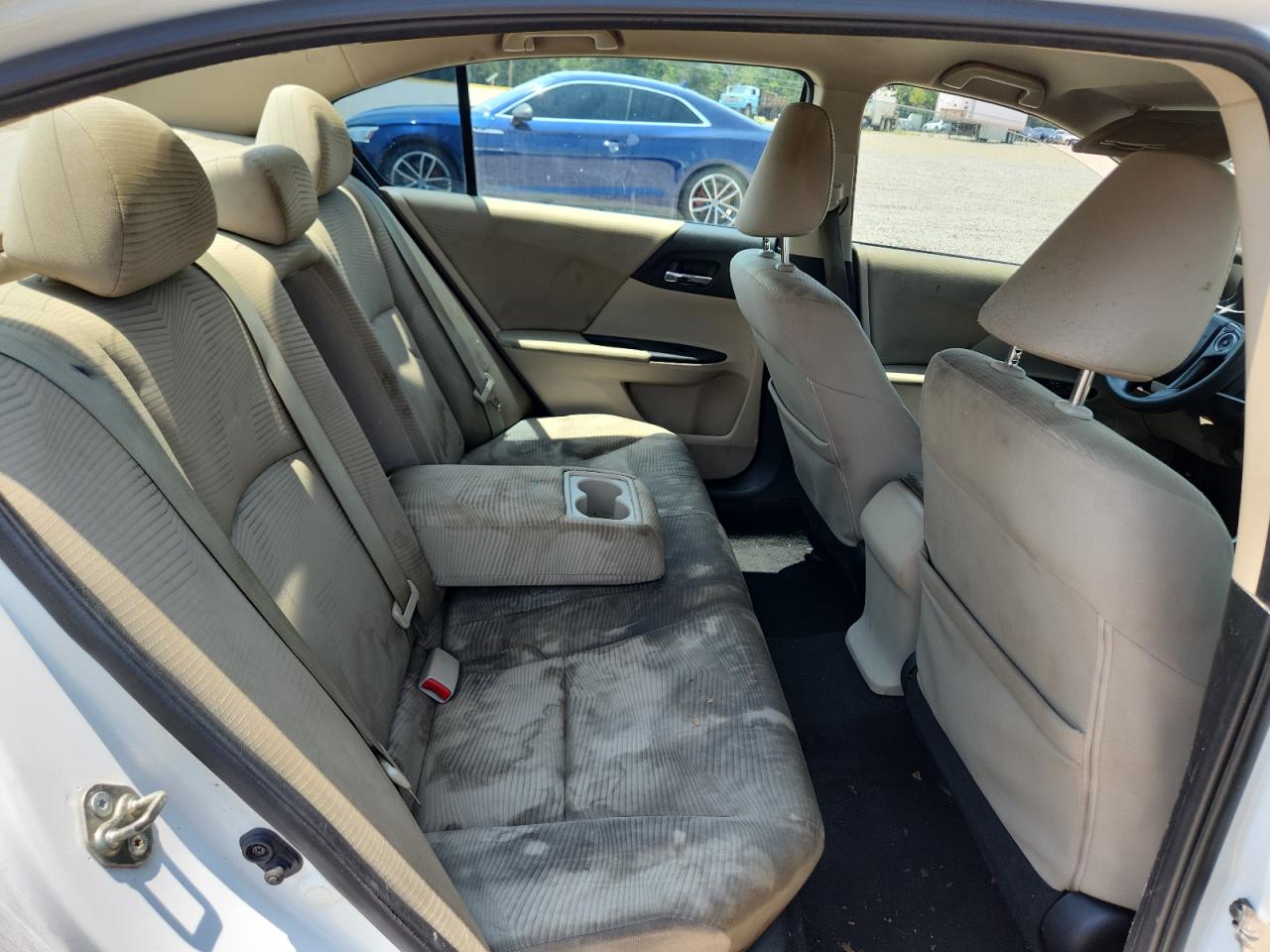 2015 Honda Accord Lx White vin: 1HGCR2F32FA060236
