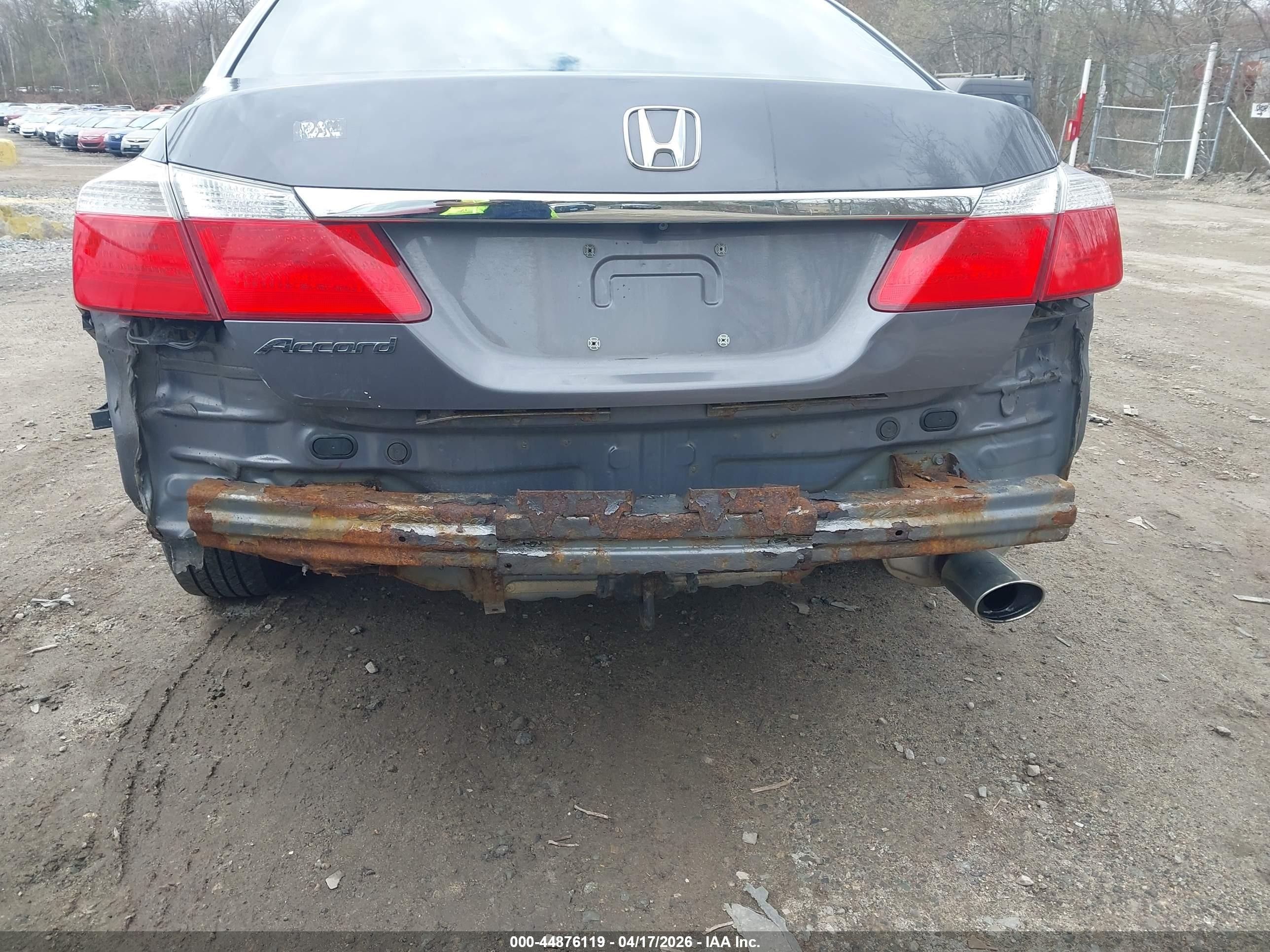2015 Honda Accord Lx Gray vin: 1HGCR2F32FA080048
