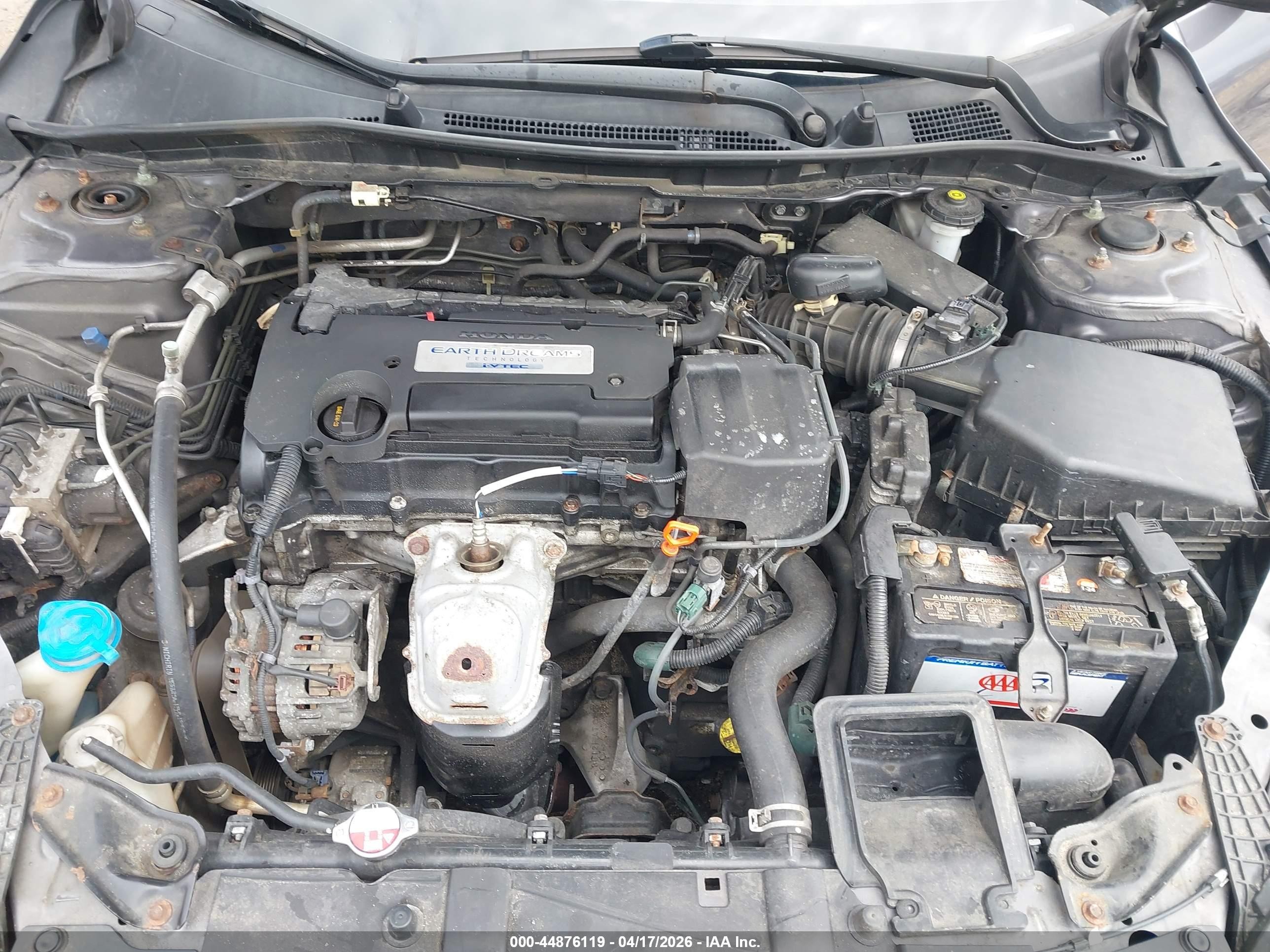 2015 Honda Accord Lx Gray vin: 1HGCR2F32FA080048