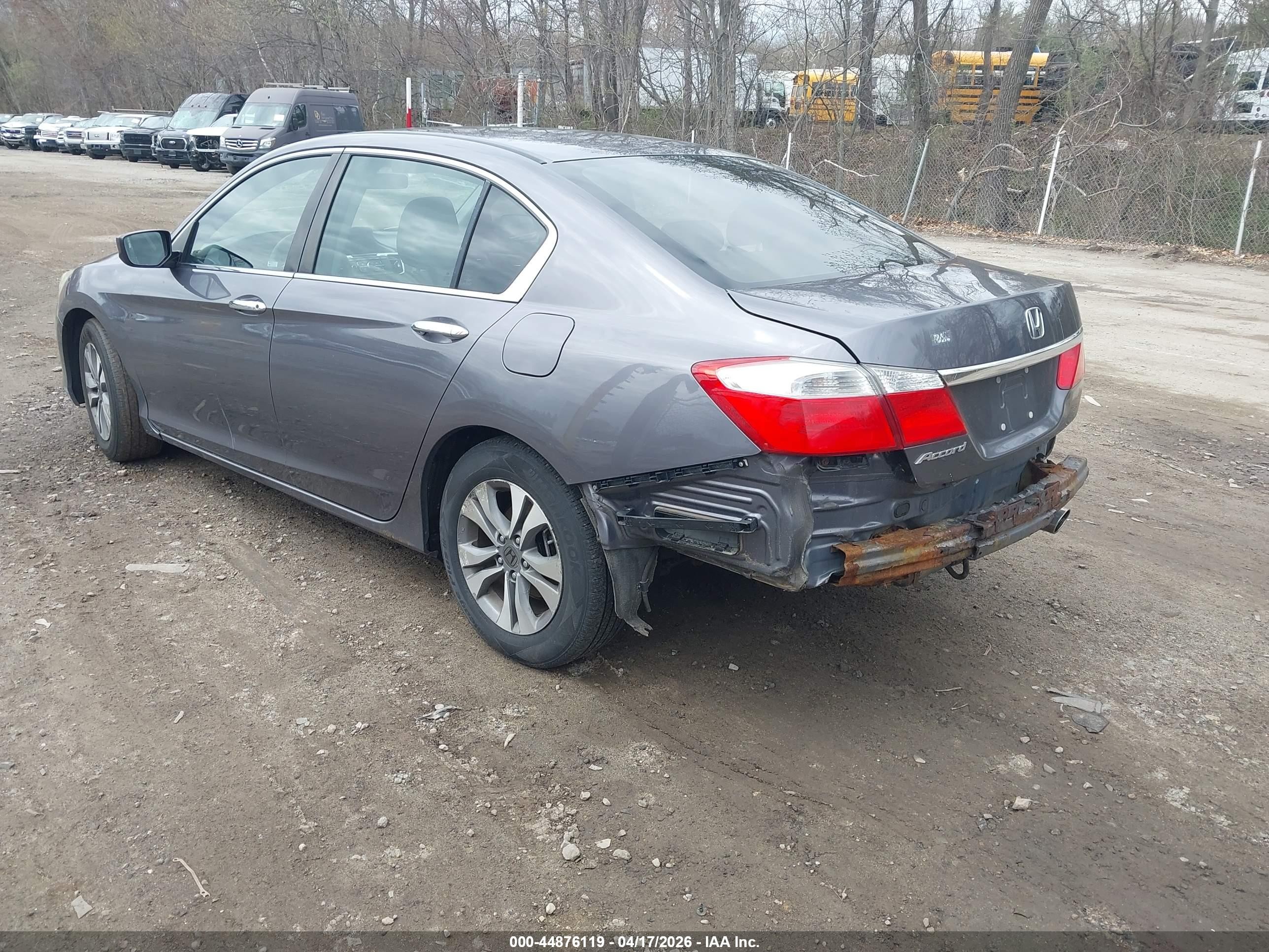 2015 Honda Accord Lx Gray vin: 1HGCR2F32FA080048
