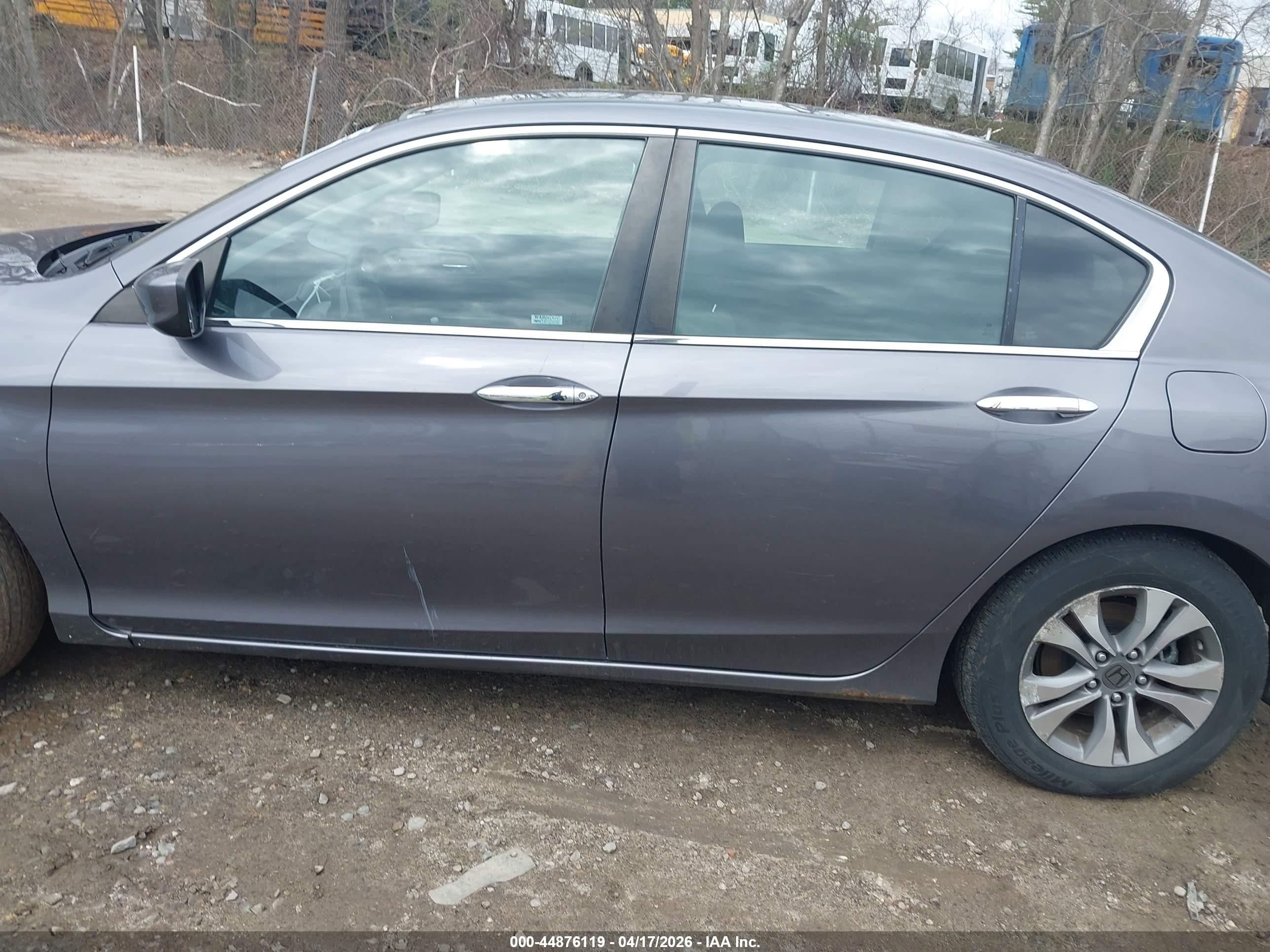 2015 Honda Accord Lx Gray vin: 1HGCR2F32FA080048