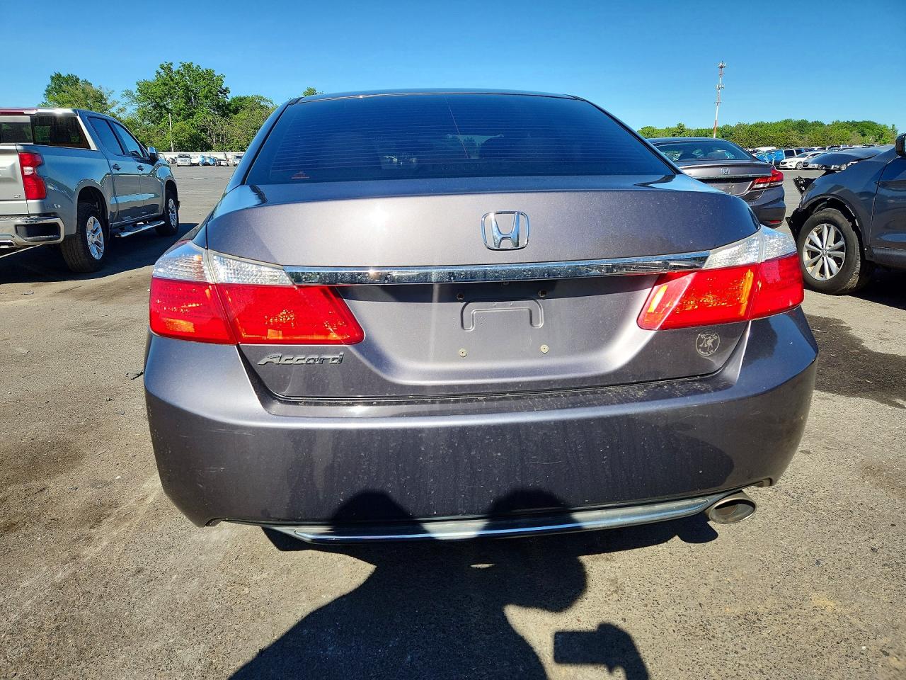 2015 Honda Accord Lx Gray vin: 1HGCR2F32FA084634