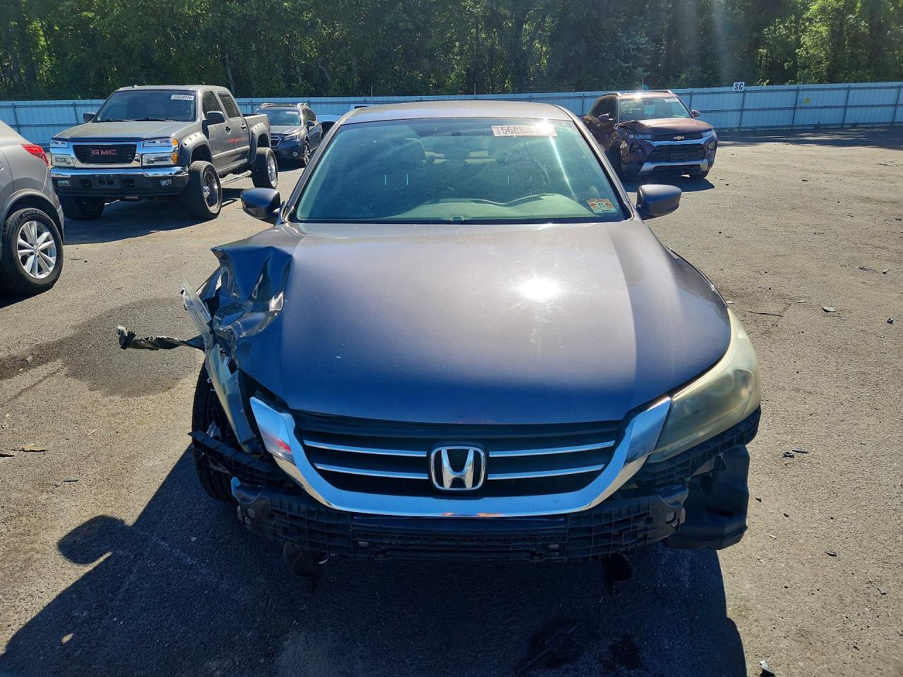 2015 Honda Accord Lx Gray vin: 1HGCR2F32FA084634