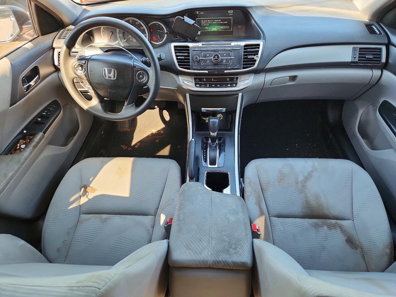 2015 Honda Accord Lx Gray vin: 1HGCR2F32FA084634