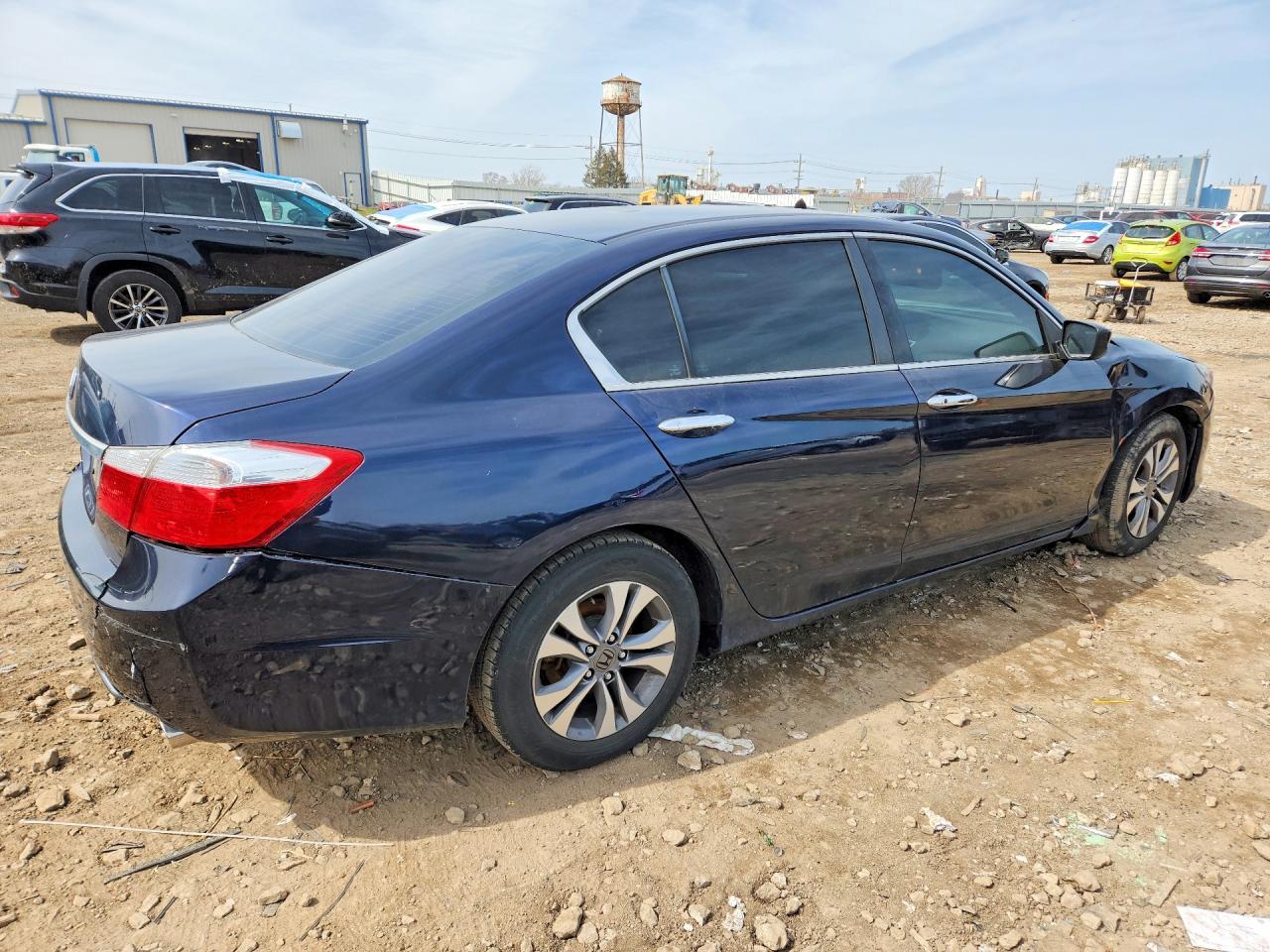 2015 Honda Accord Lx Blue vin: 1HGCR2F32FA090904