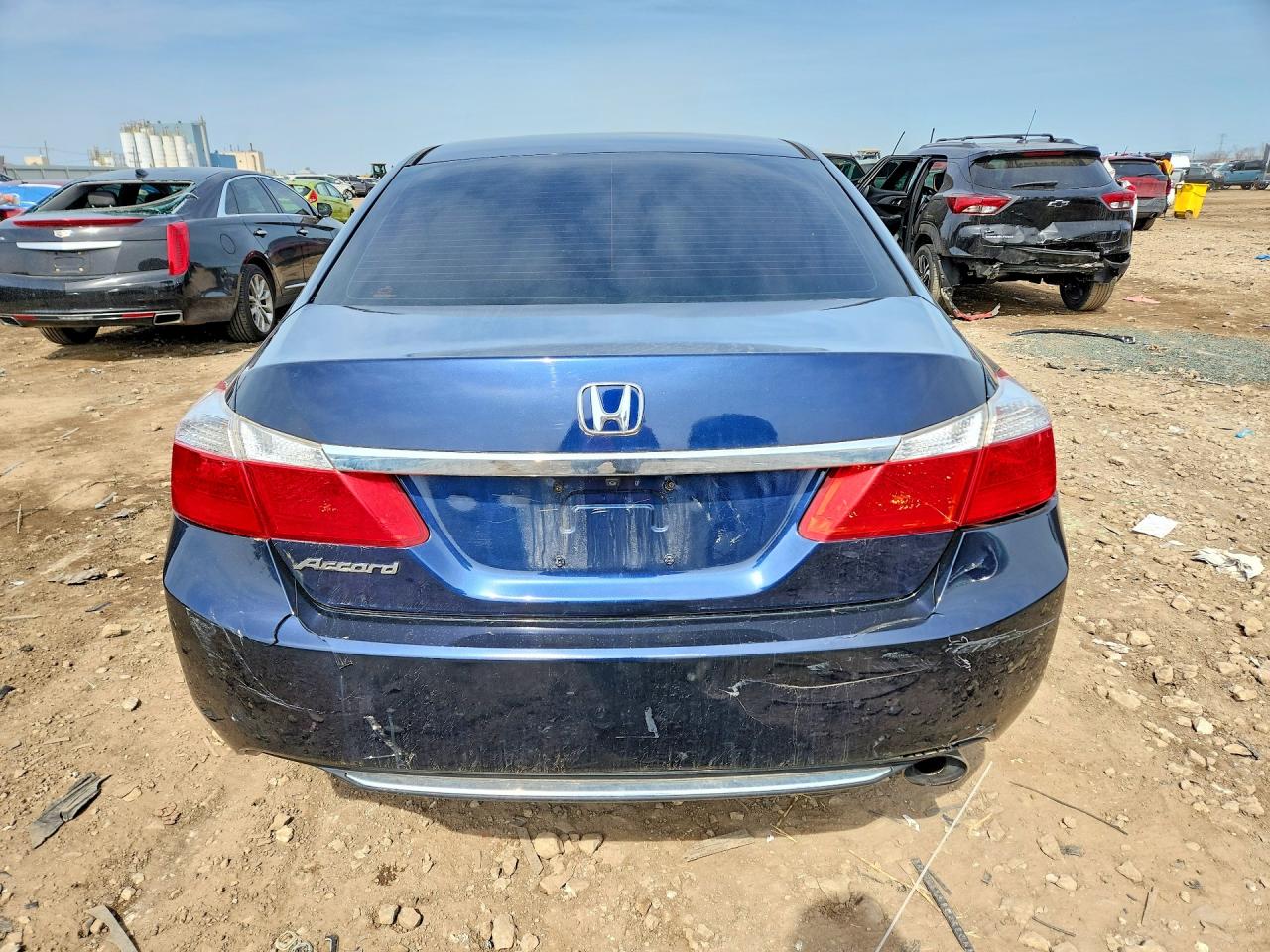 2015 Honda Accord Lx Blue vin: 1HGCR2F32FA090904