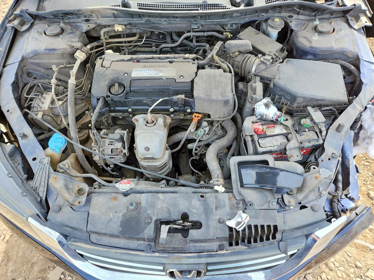 2015 Honda Accord Lx Blue vin: 1HGCR2F32FA090904