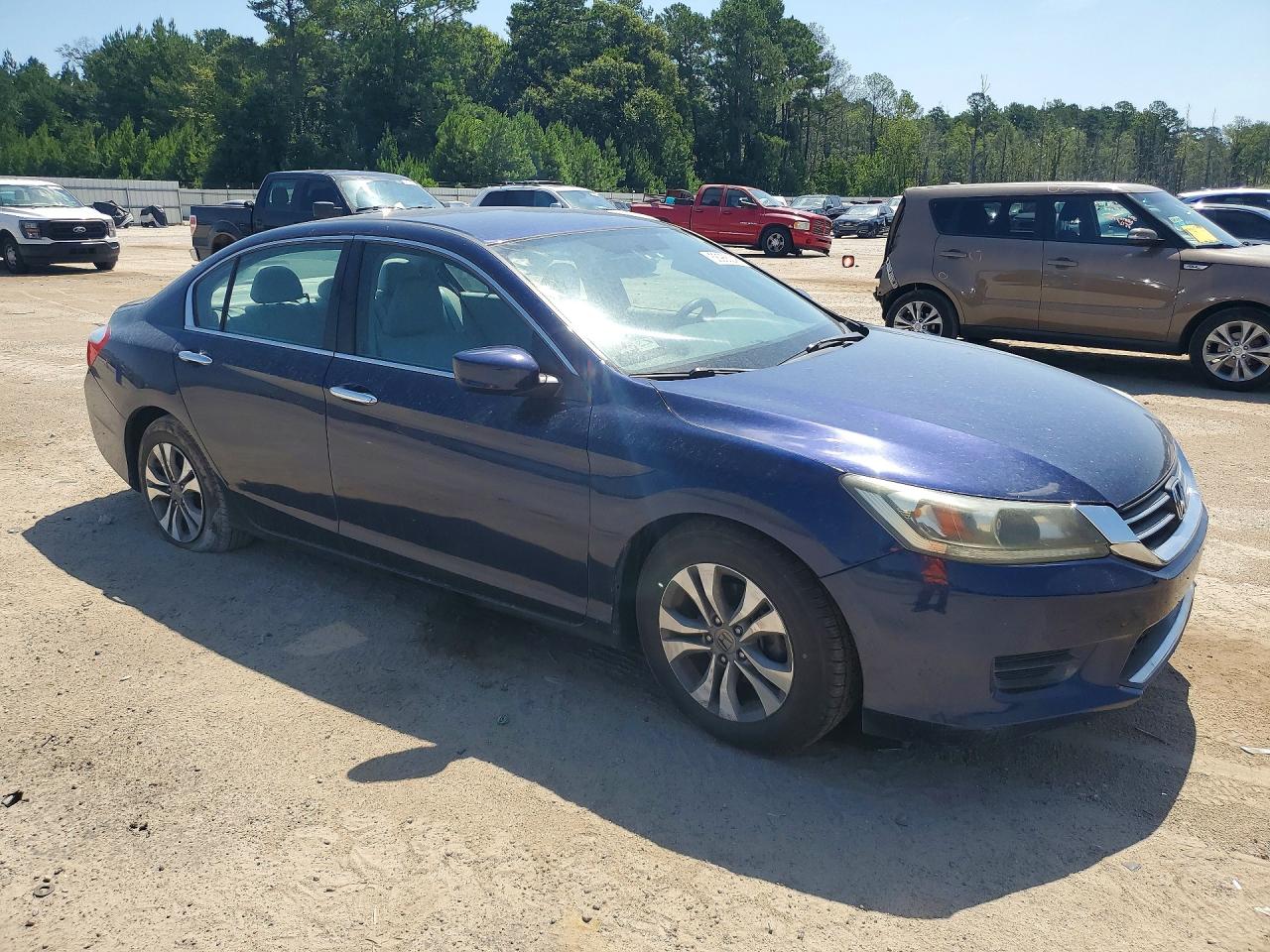 2015 Honda Accord Lx Синий vin: 1HGCR2F32FA090921