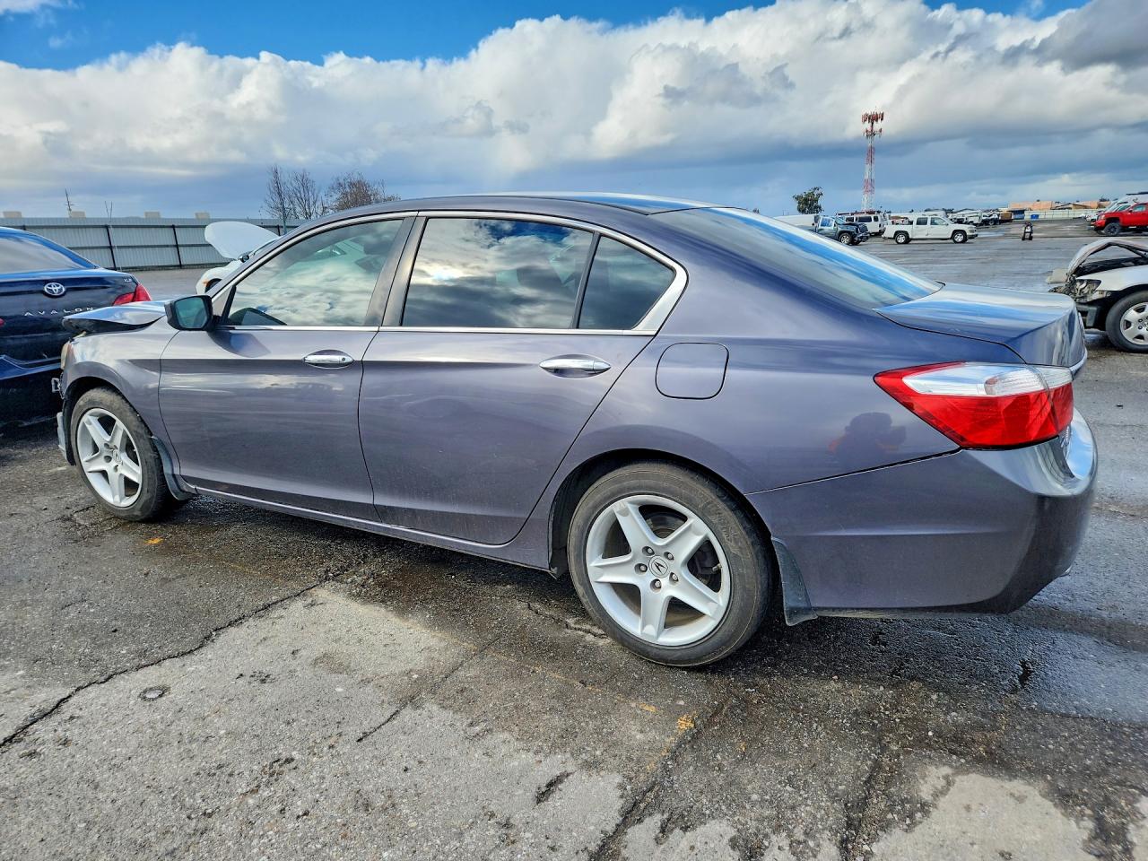 2015 Honda Accord Lx Gray vin: 1HGCR2F32FA107958