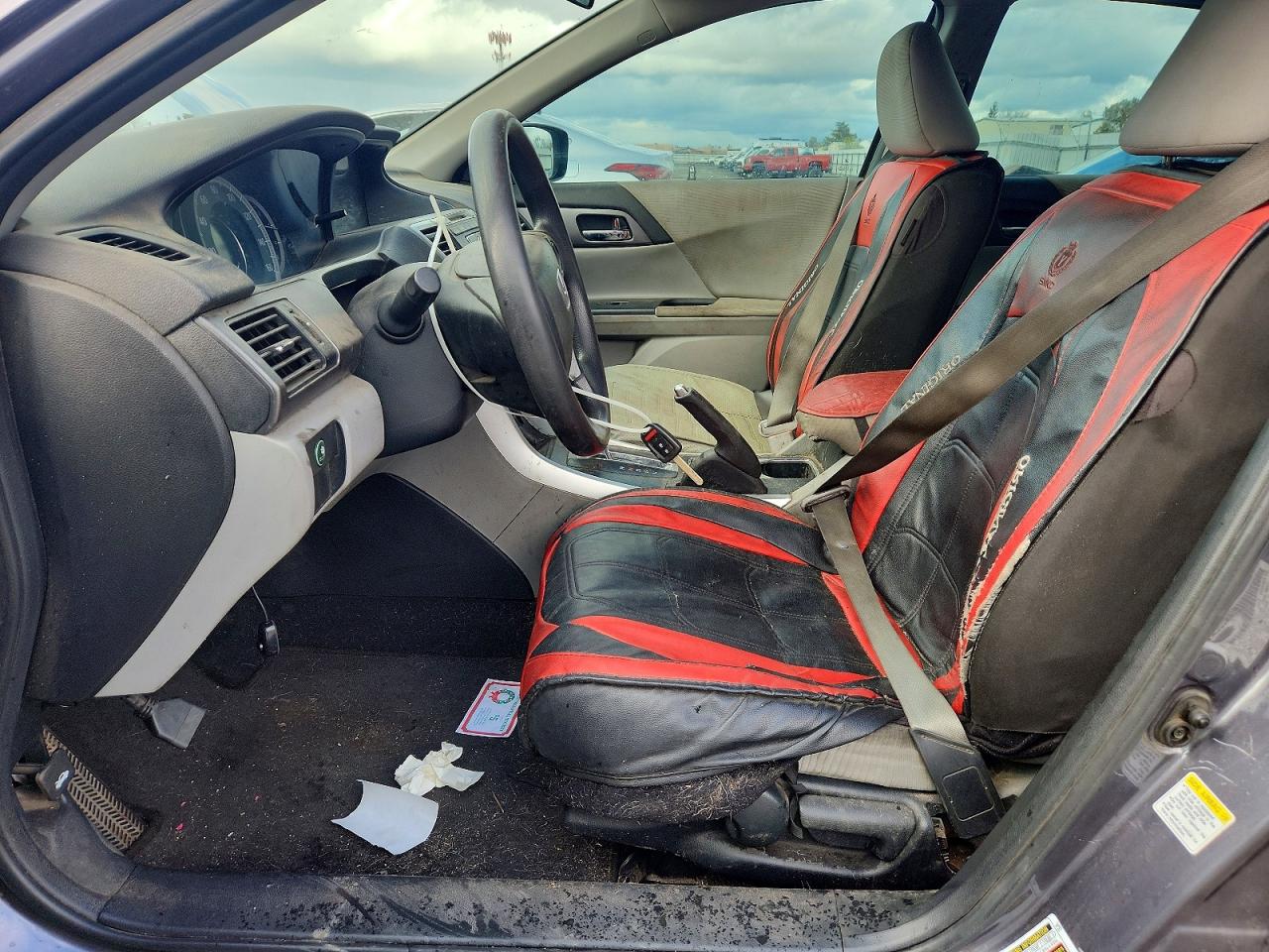 2015 Honda Accord Lx Gray vin: 1HGCR2F32FA107958