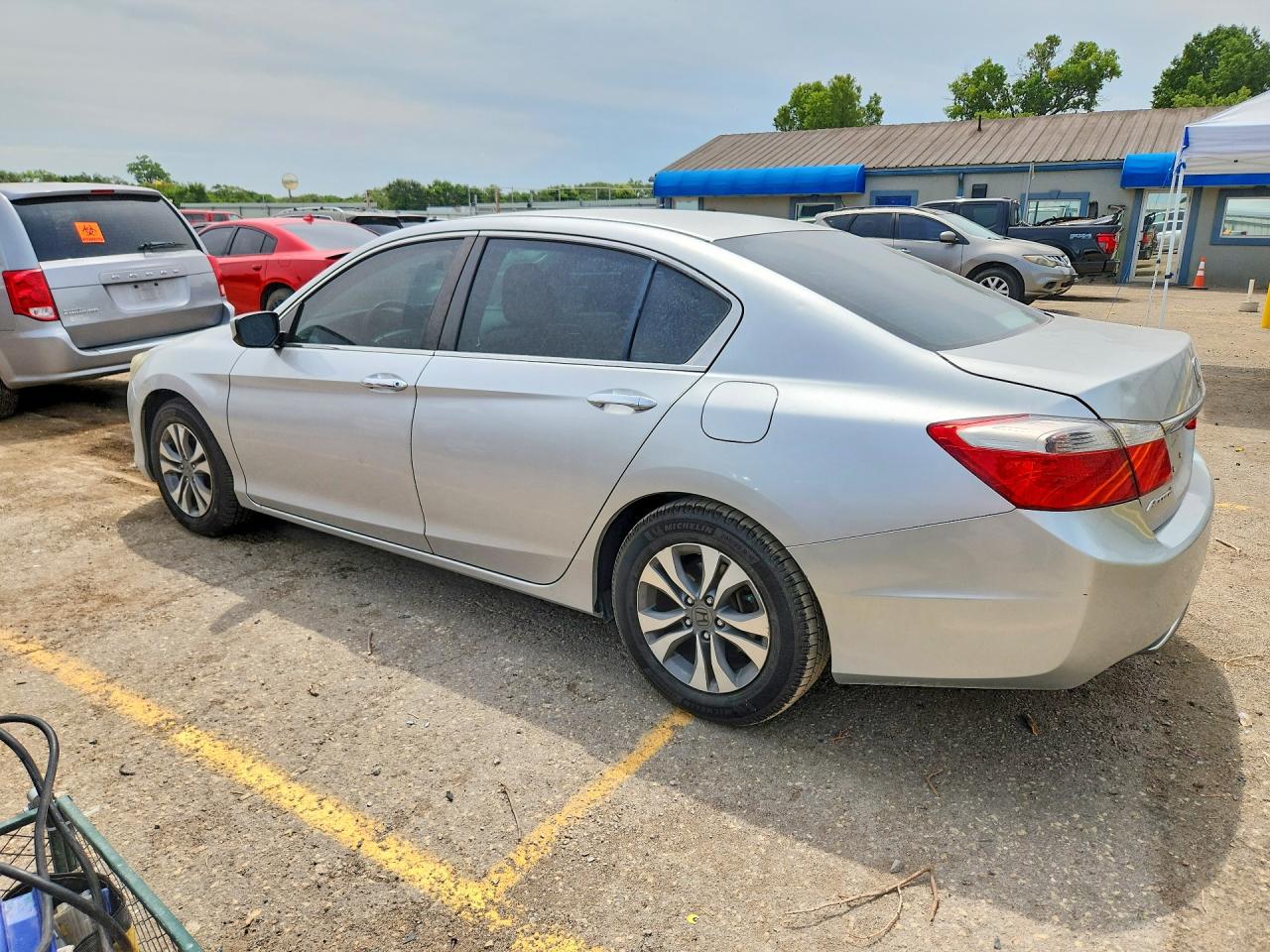 2015 Honda Accord Lx Silver vin: 1HGCR2F32FA147411