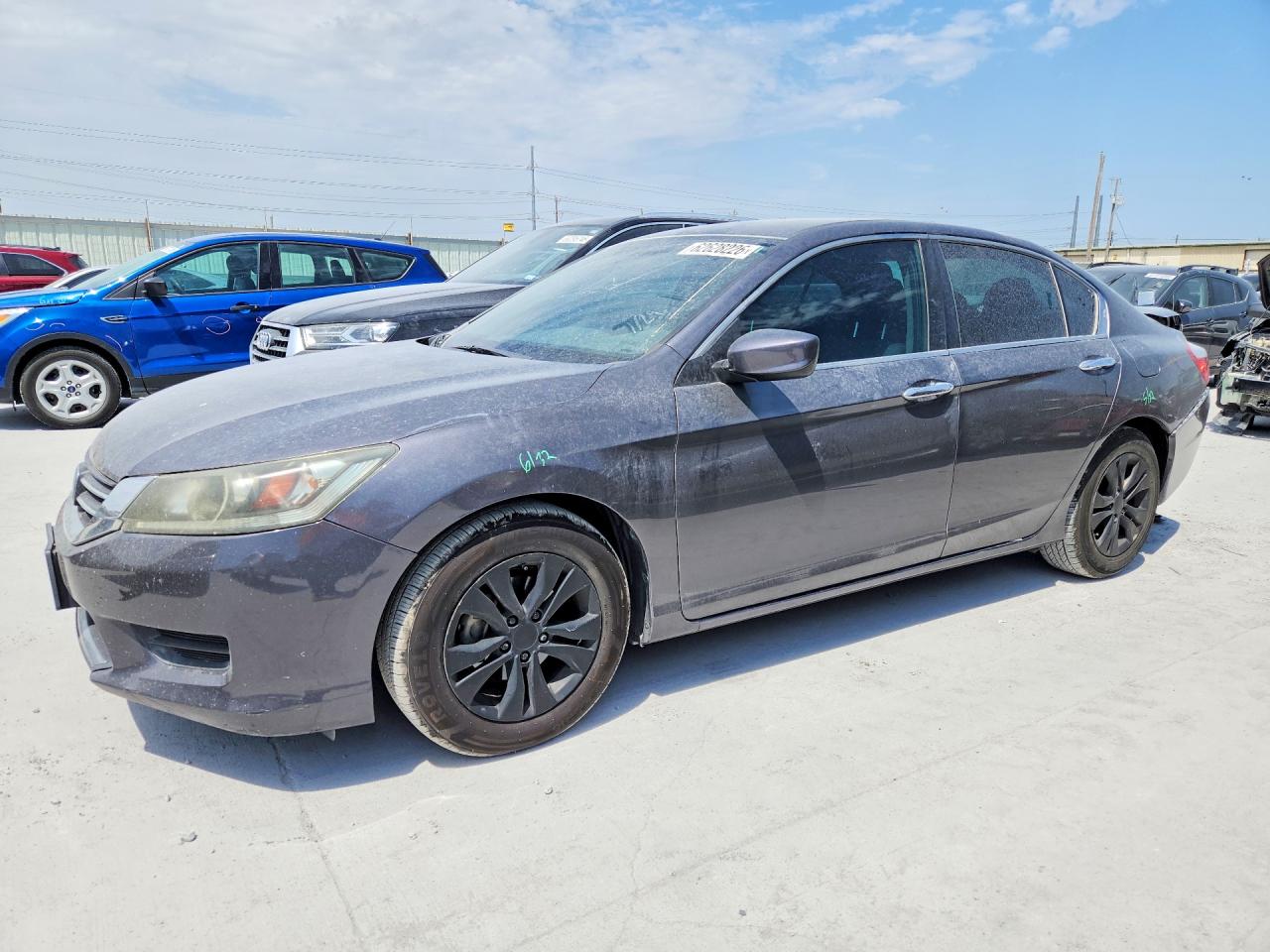 2015 Honda Accord Lx Gray vin: 1HGCR2F32FA153810