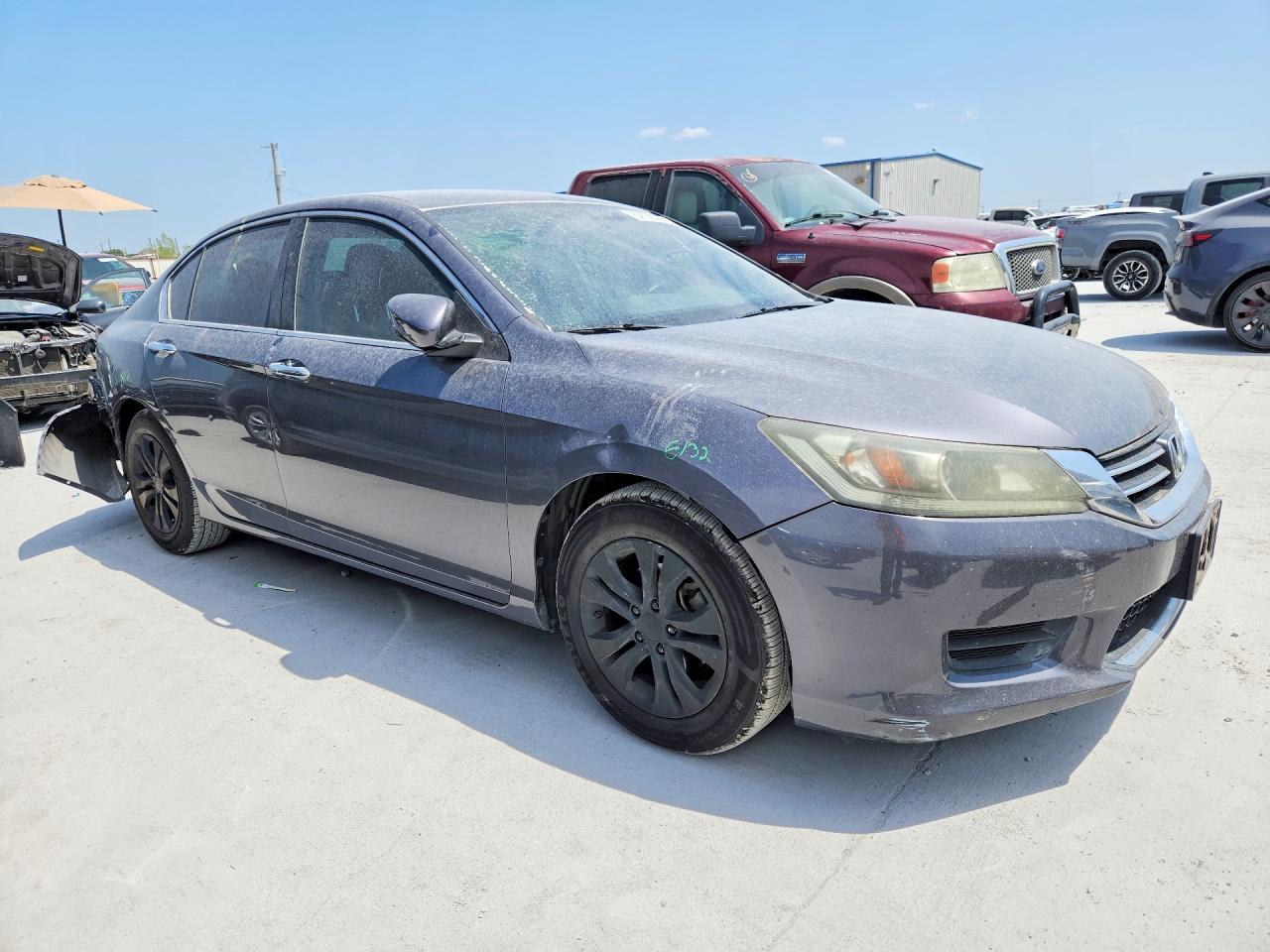 2015 Honda Accord Lx Gray vin: 1HGCR2F32FA153810