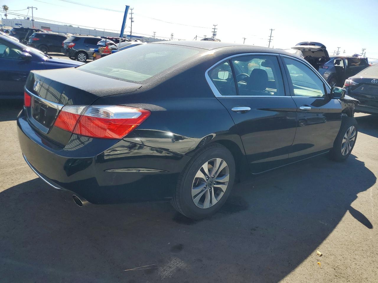 2015 Honda Accord Lx Black vin: 1HGCR2F32FA158263