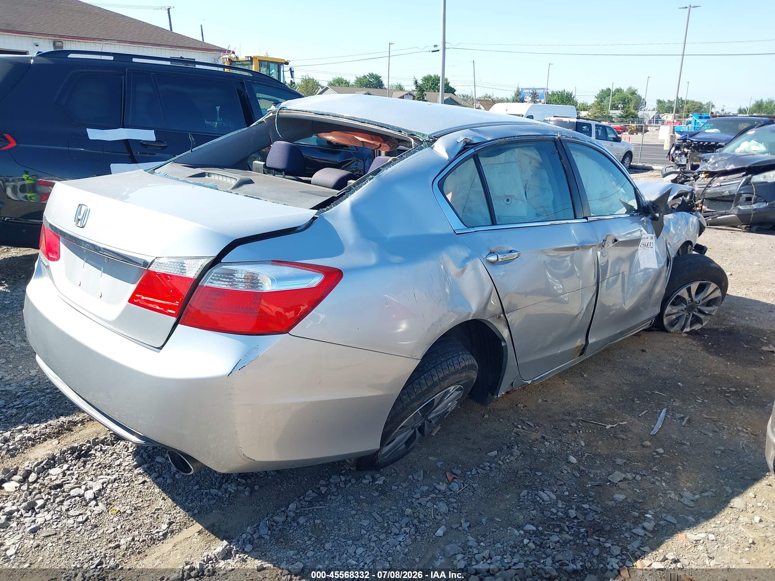 2015 Honda Accord Lx Silver vin: 1HGCR2F32FA160949