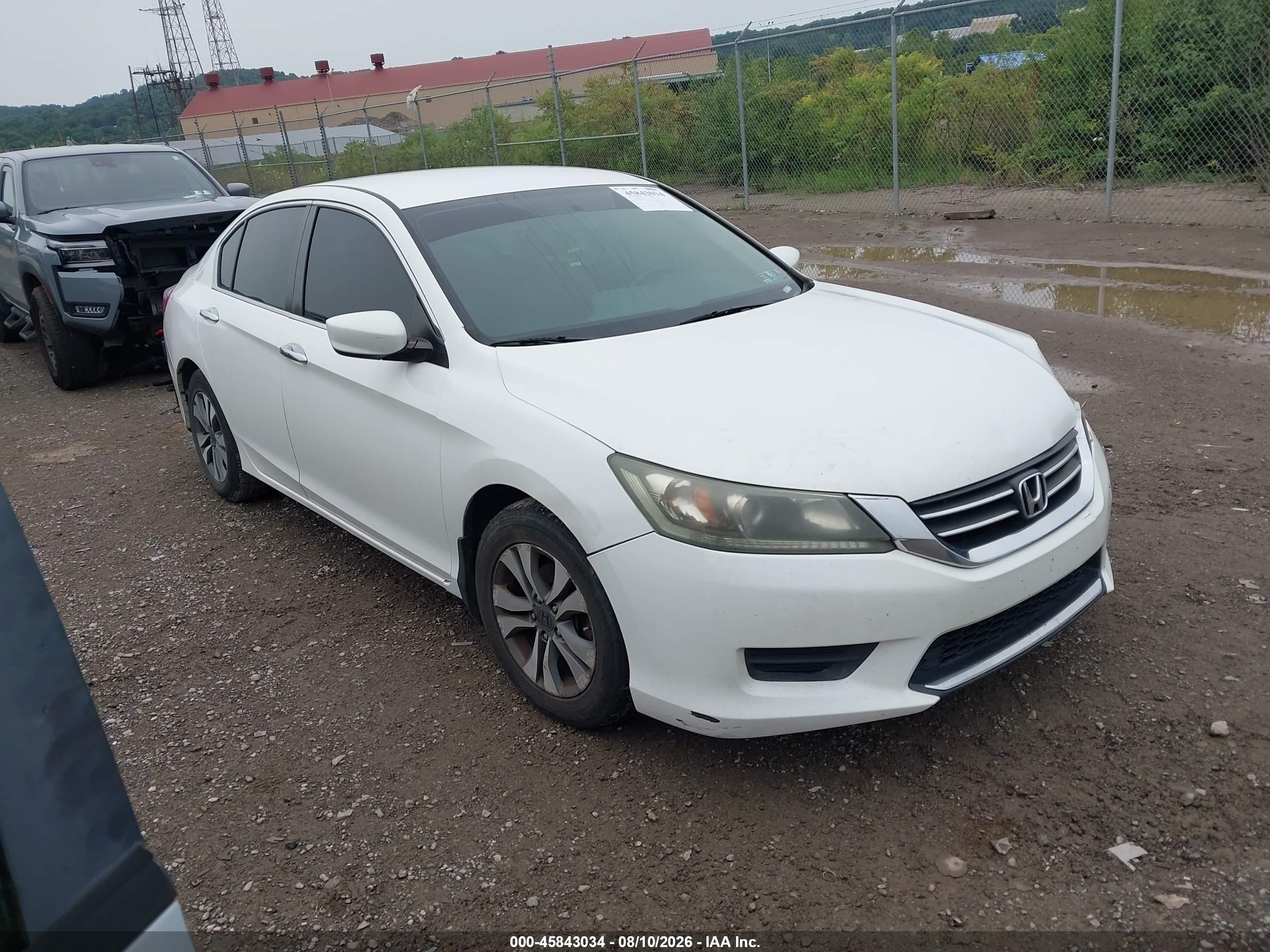 2015 Honda Accord Lx Белый vin: 1HGCR2F32FA190338