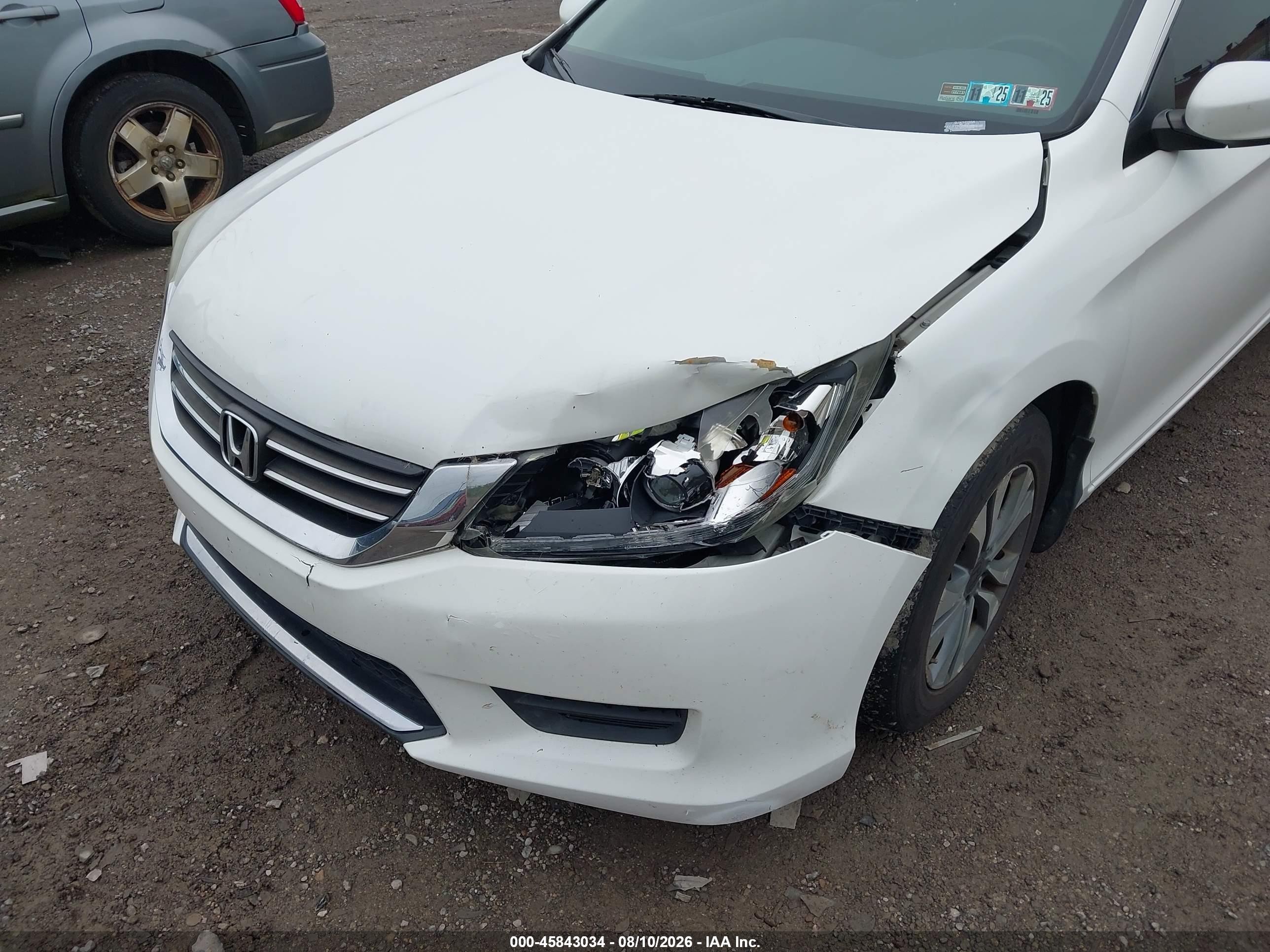 2015 Honda Accord Lx Белый vin: 1HGCR2F32FA190338