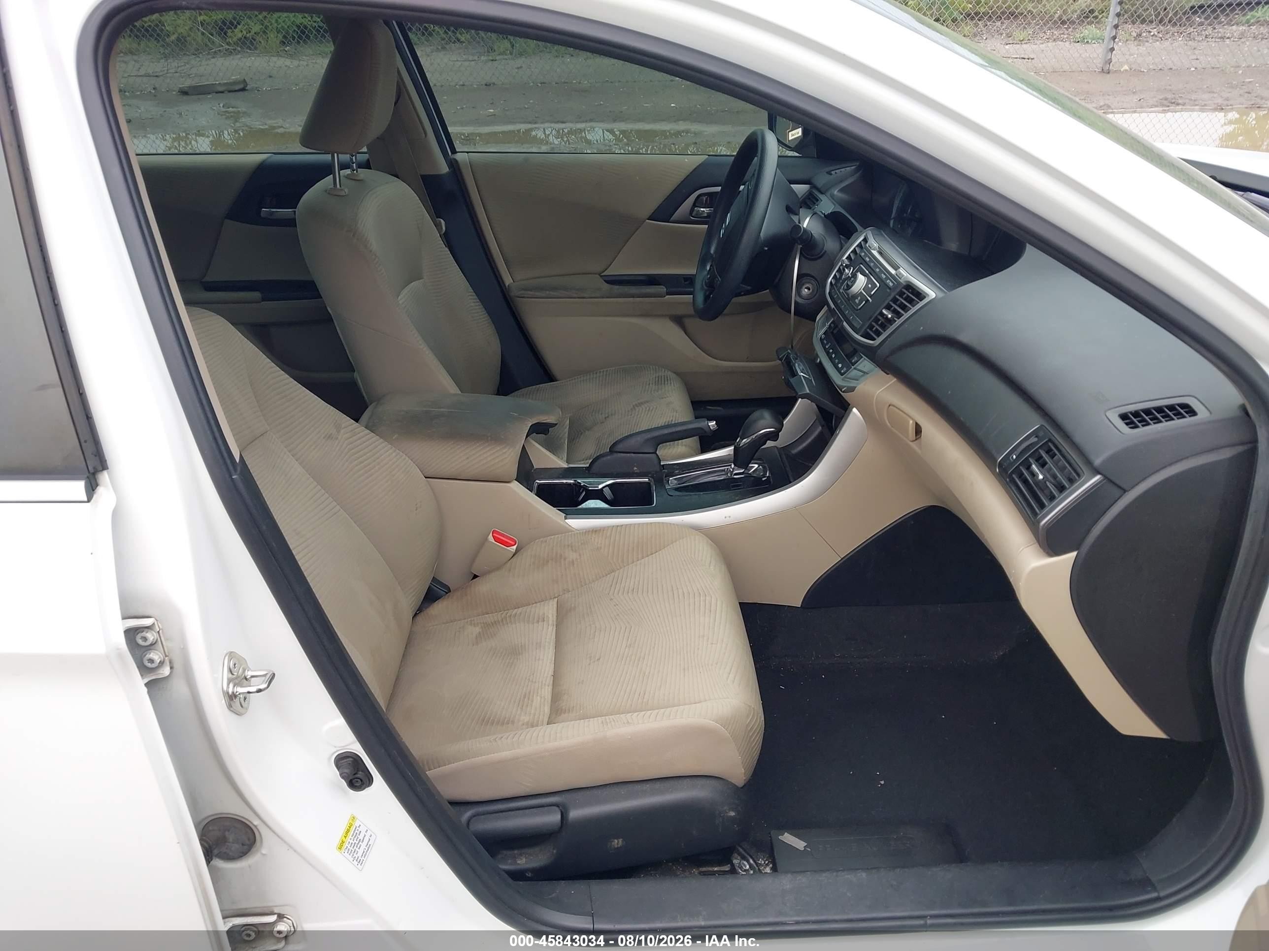 2015 Honda Accord Lx Белый vin: 1HGCR2F32FA190338