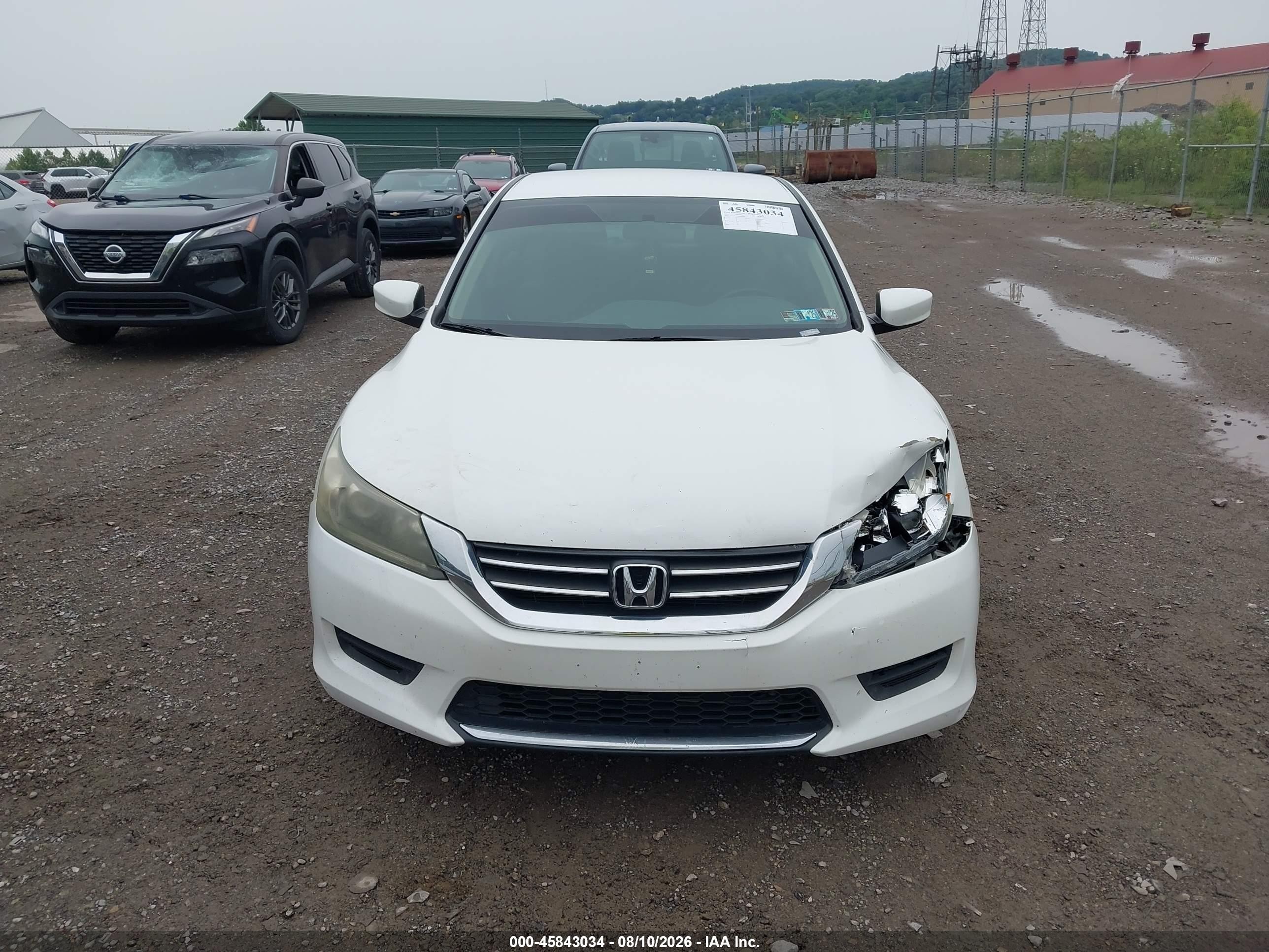 2015 Honda Accord Lx Белый vin: 1HGCR2F32FA190338