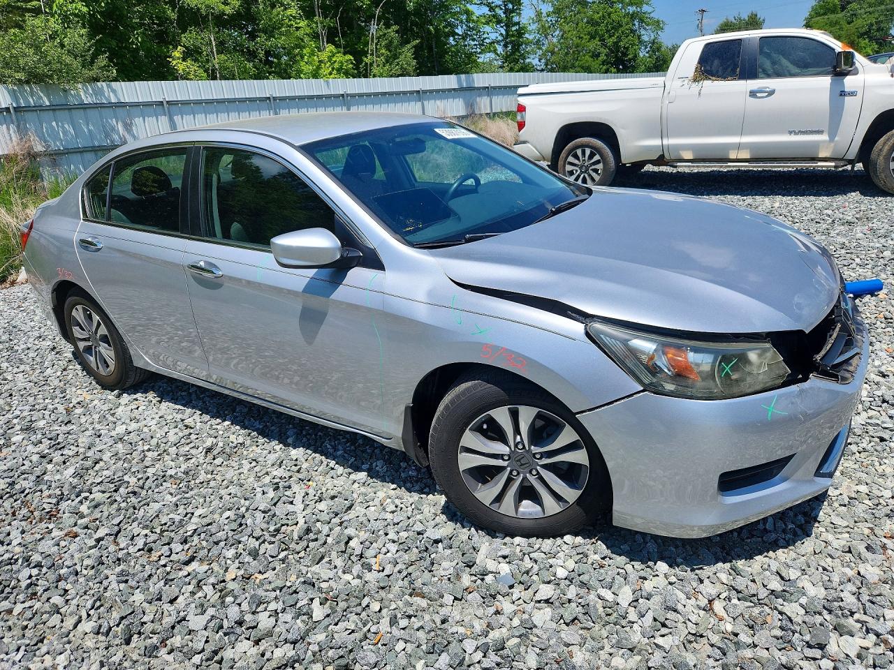 2015 Honda Accord Lx Silver vin: 1HGCR2F32FA195698