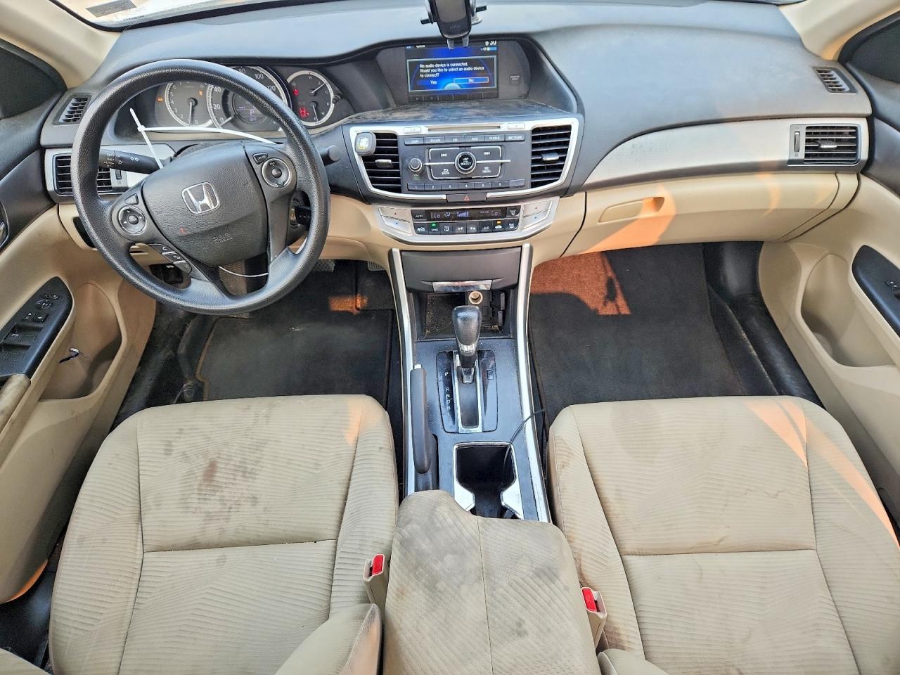 2015 Honda Accord Lx White vin: 1HGCR2F32FA197094