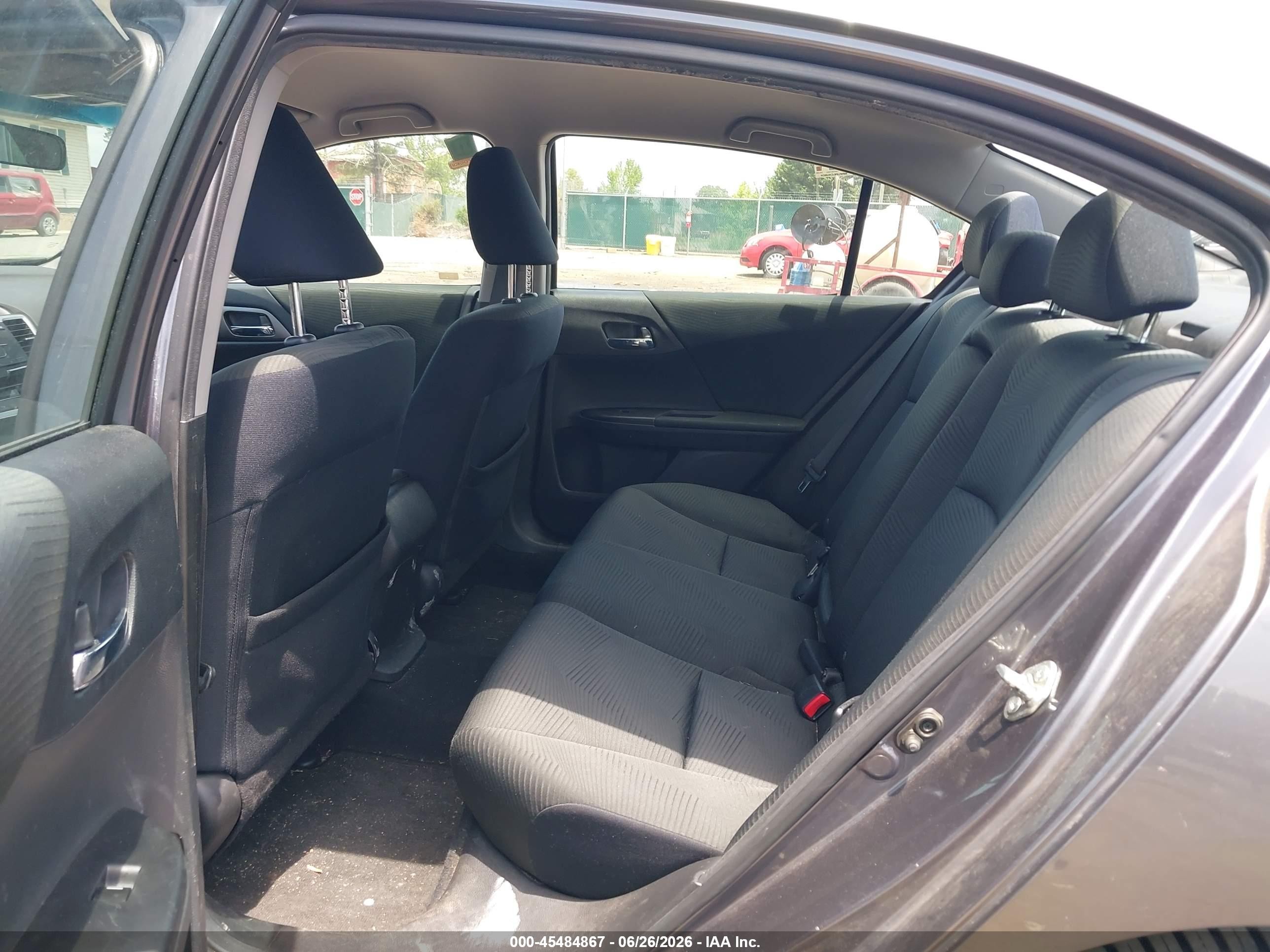 2015 Honda Accord Lx Gray vin: 1HGCR2F32FA200690