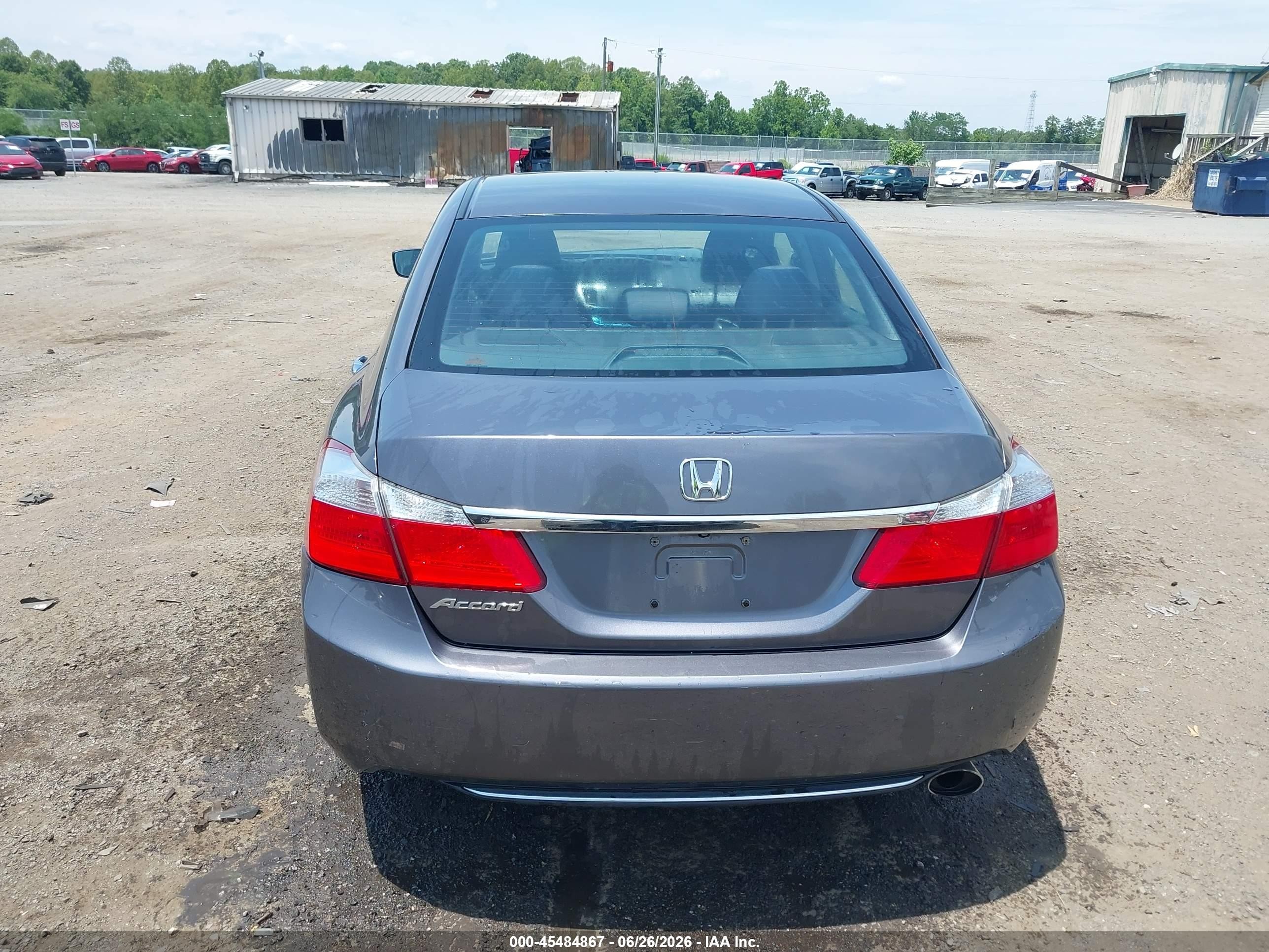 2015 Honda Accord Lx Gray vin: 1HGCR2F32FA200690