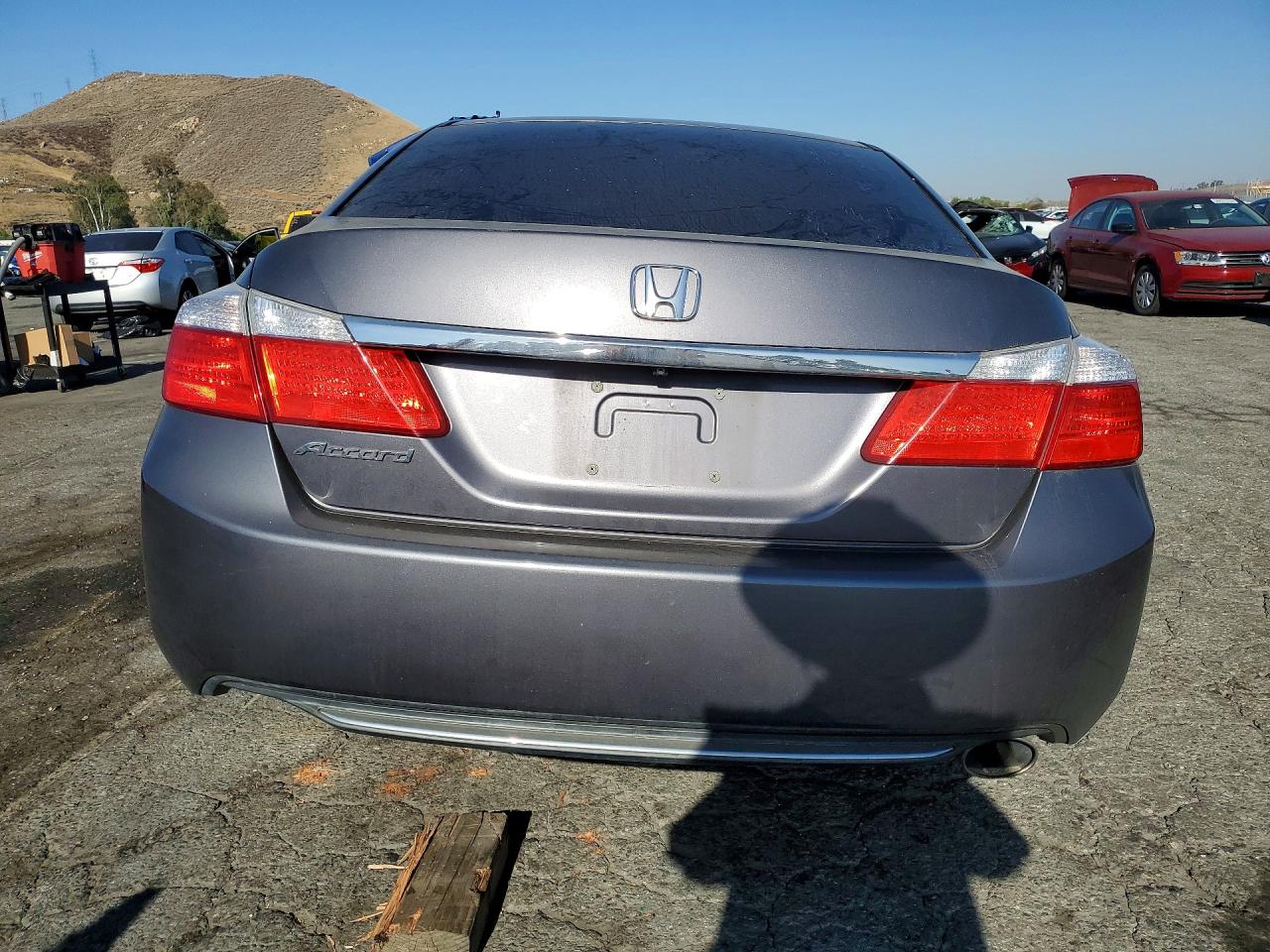 2015 Honda Accord Lx Gray vin: 1HGCR2F32FA205226