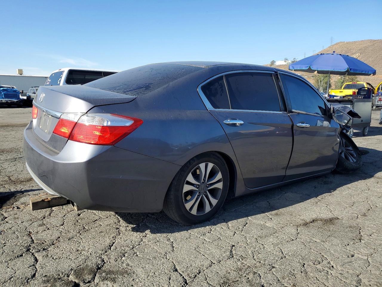 2015 Honda Accord Lx Gray vin: 1HGCR2F32FA205226