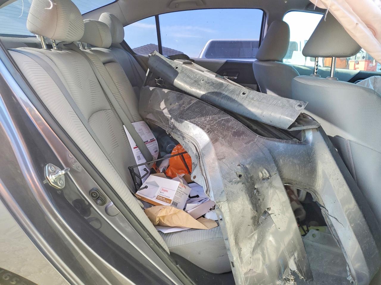 2015 Honda Accord Lx Gray vin: 1HGCR2F32FA205226