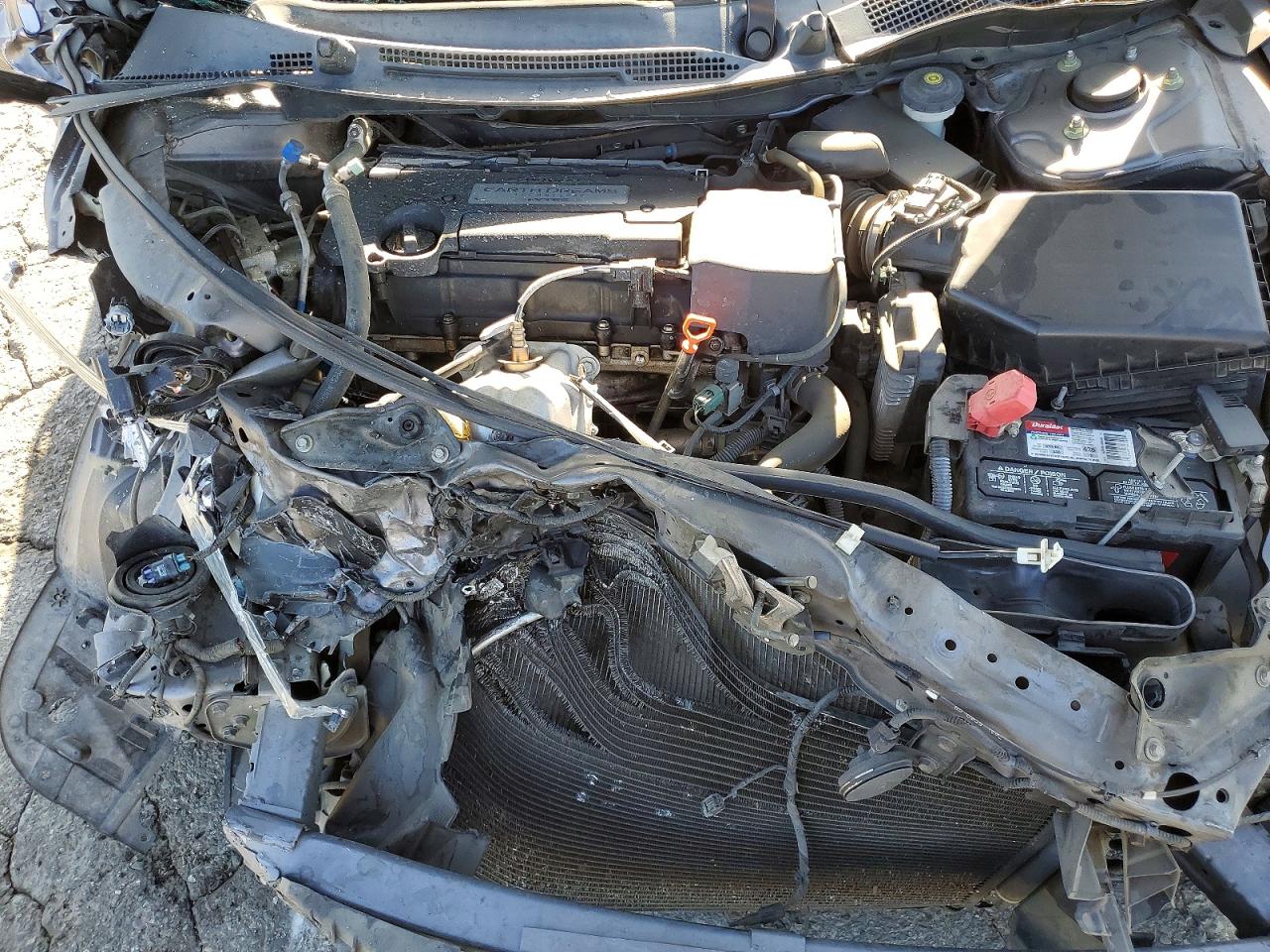 2015 Honda Accord Lx Gray vin: 1HGCR2F32FA205226